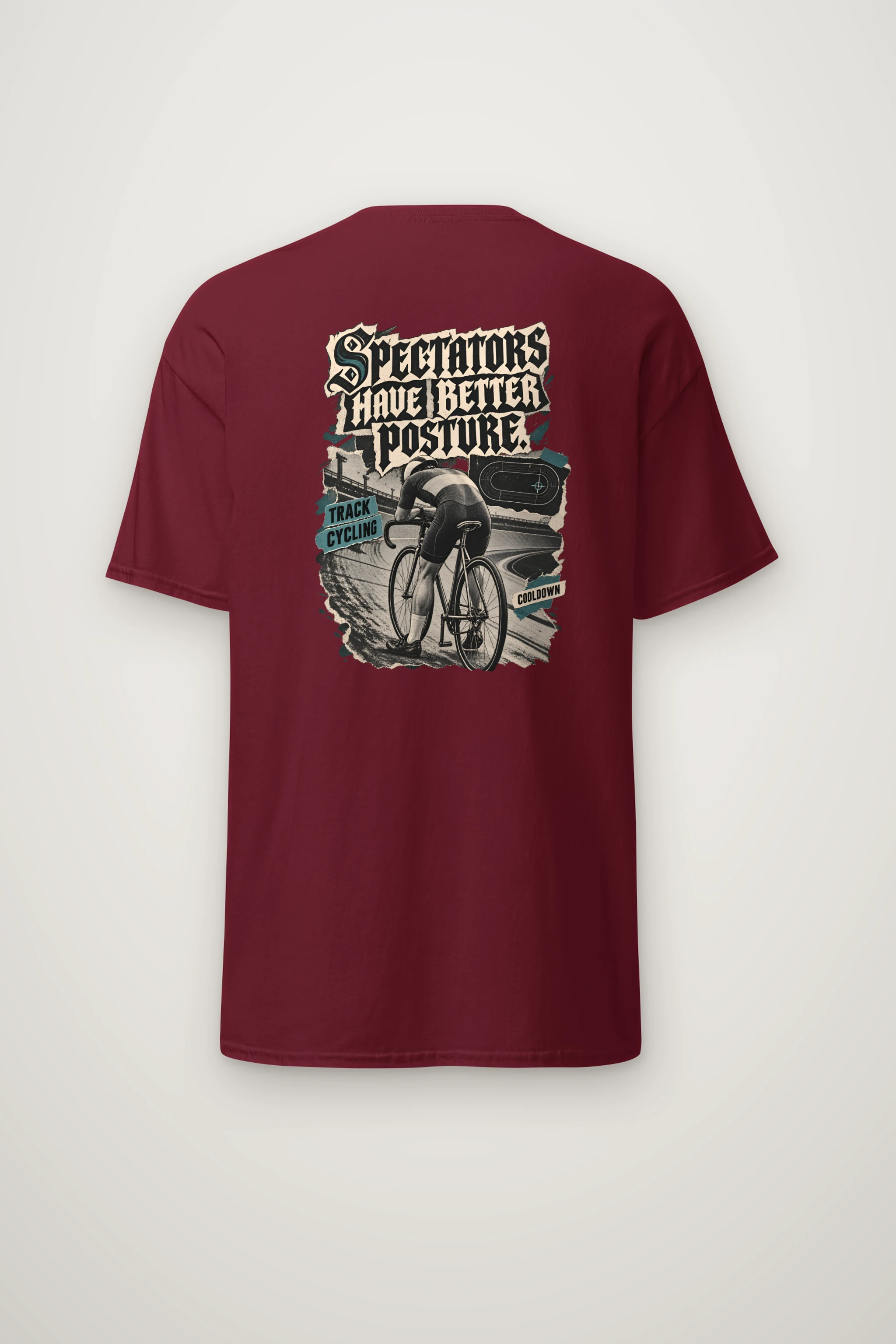 "Spectators Have Better Posture" Heavyweight Unisex Crewneck T-shirt