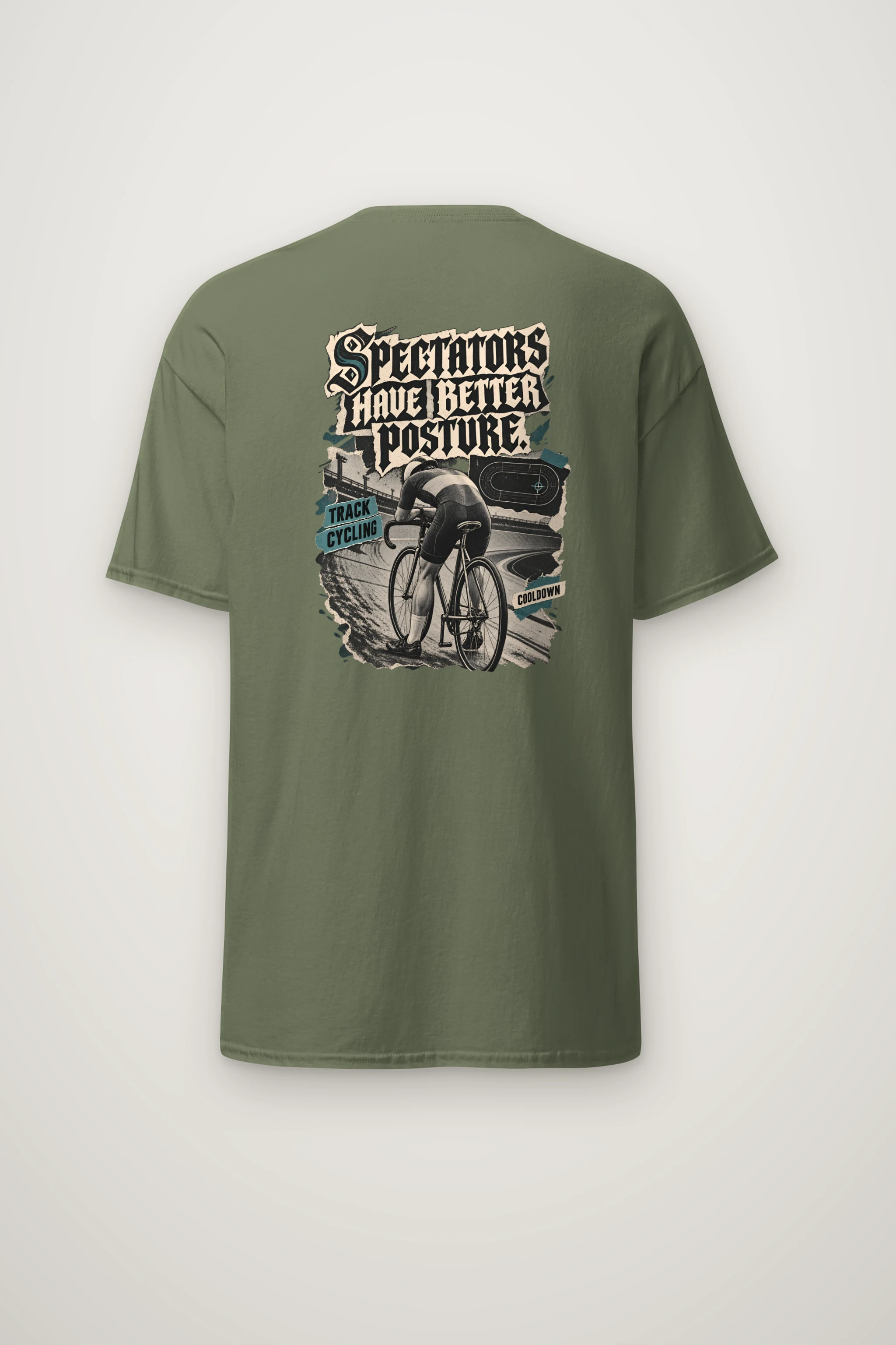 "Spectators Have Better Posture" Heavyweight Unisex Crewneck T-shirt