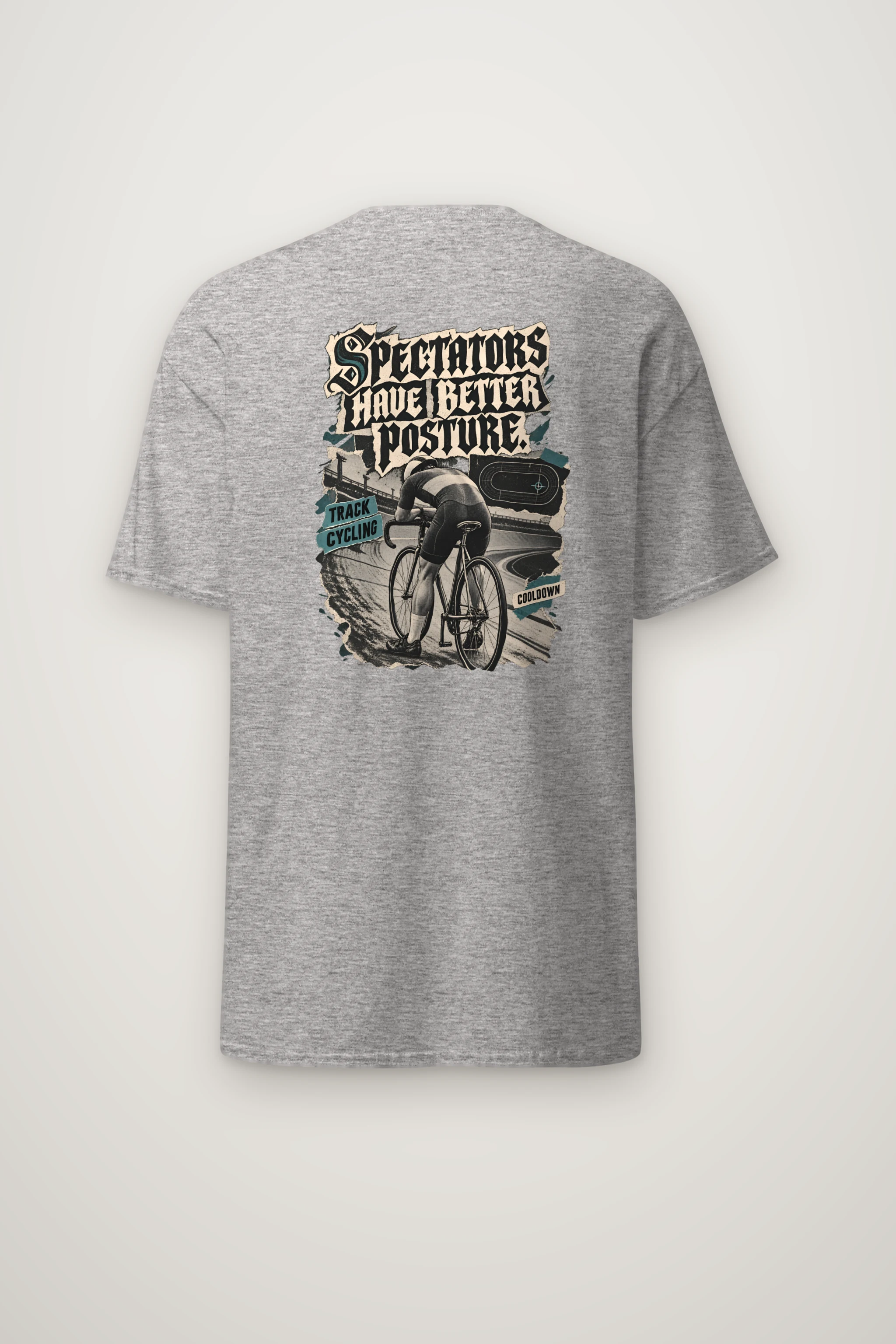 "Spectators Have Better Posture" Heavyweight Unisex Crewneck T-shirt