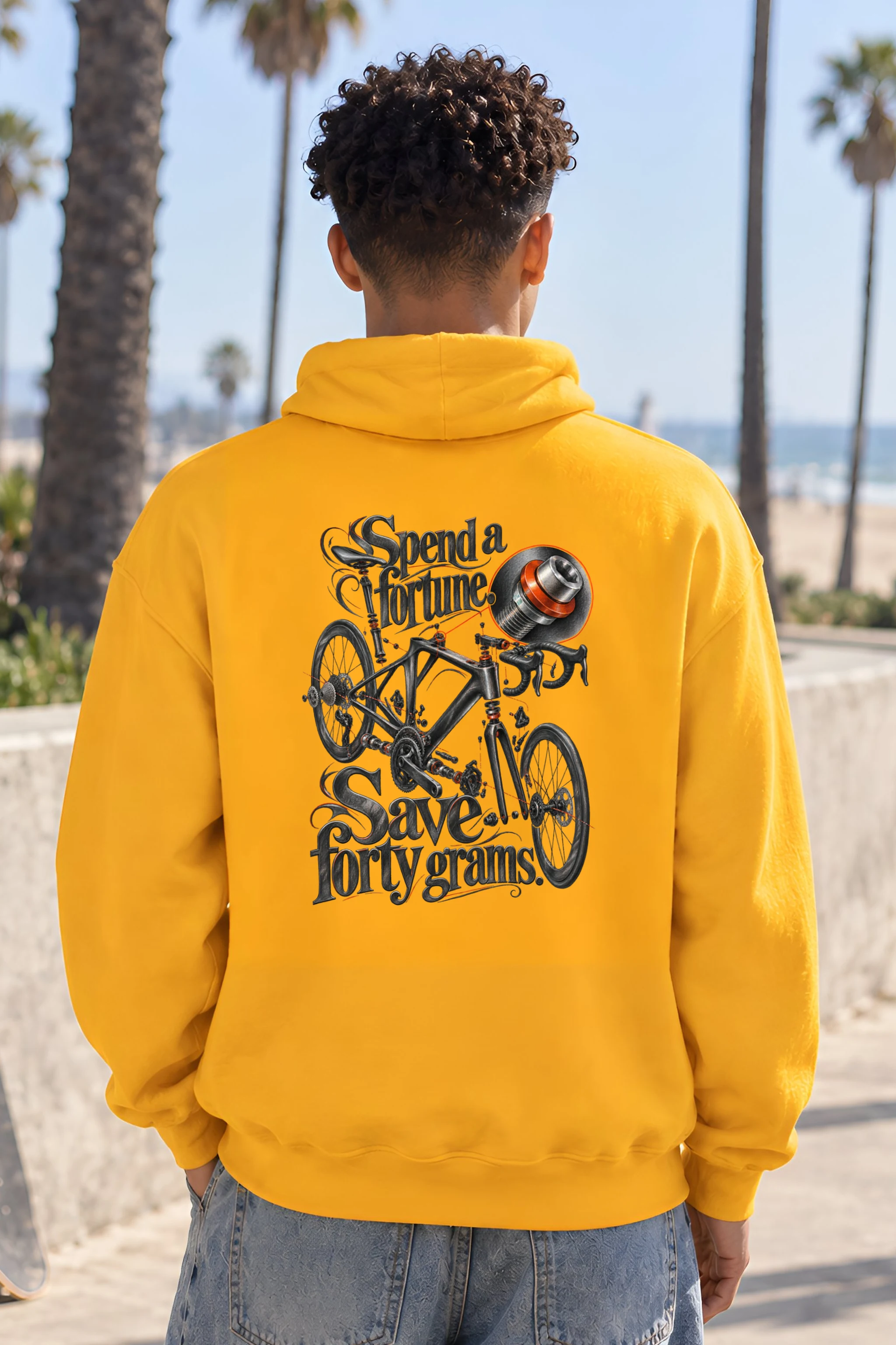 "Spend a Fortune Save Forty Grams" Unisex Pullover Hoodie