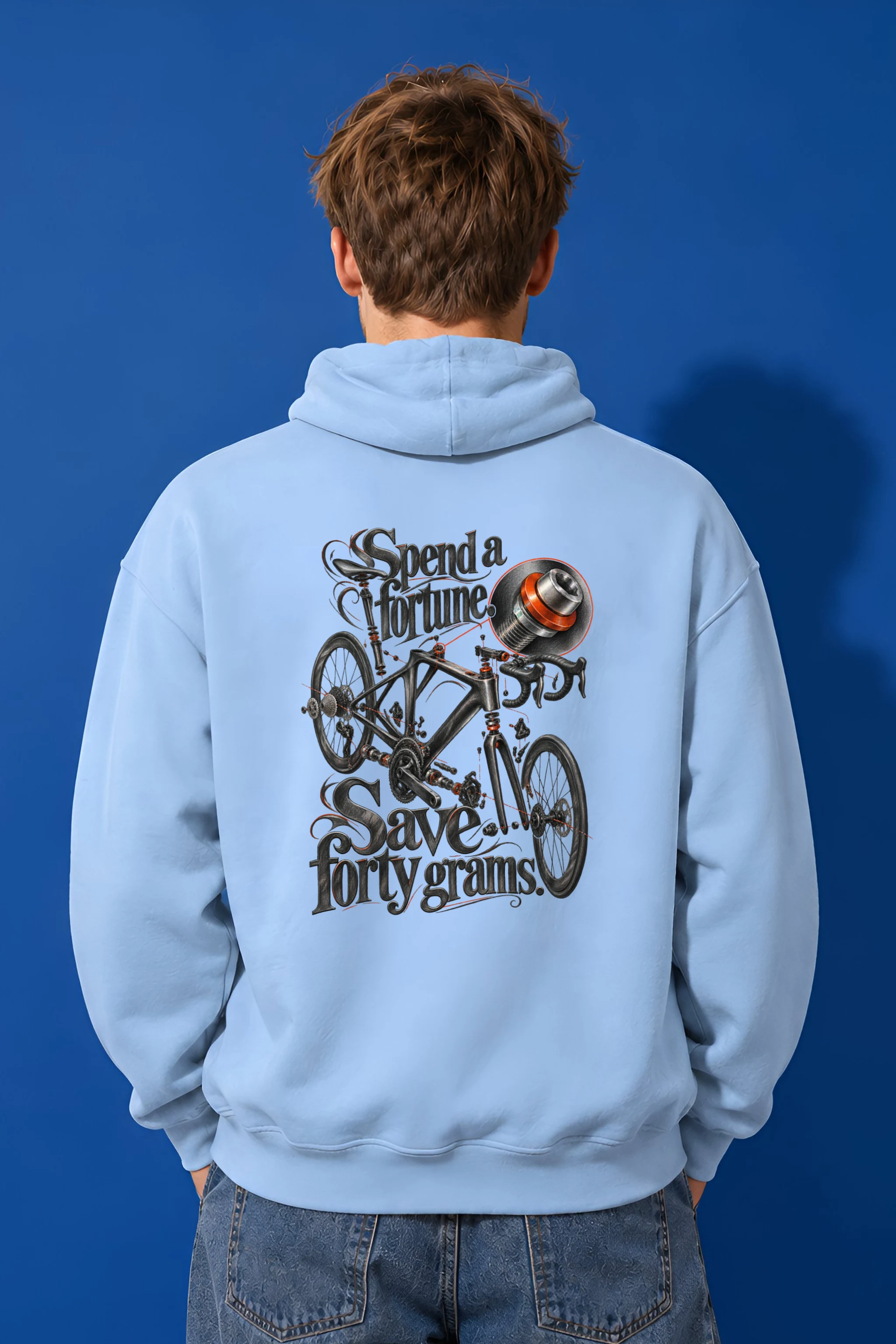 "Spend a Fortune Save Forty Grams" Unisex Pullover Hoodie