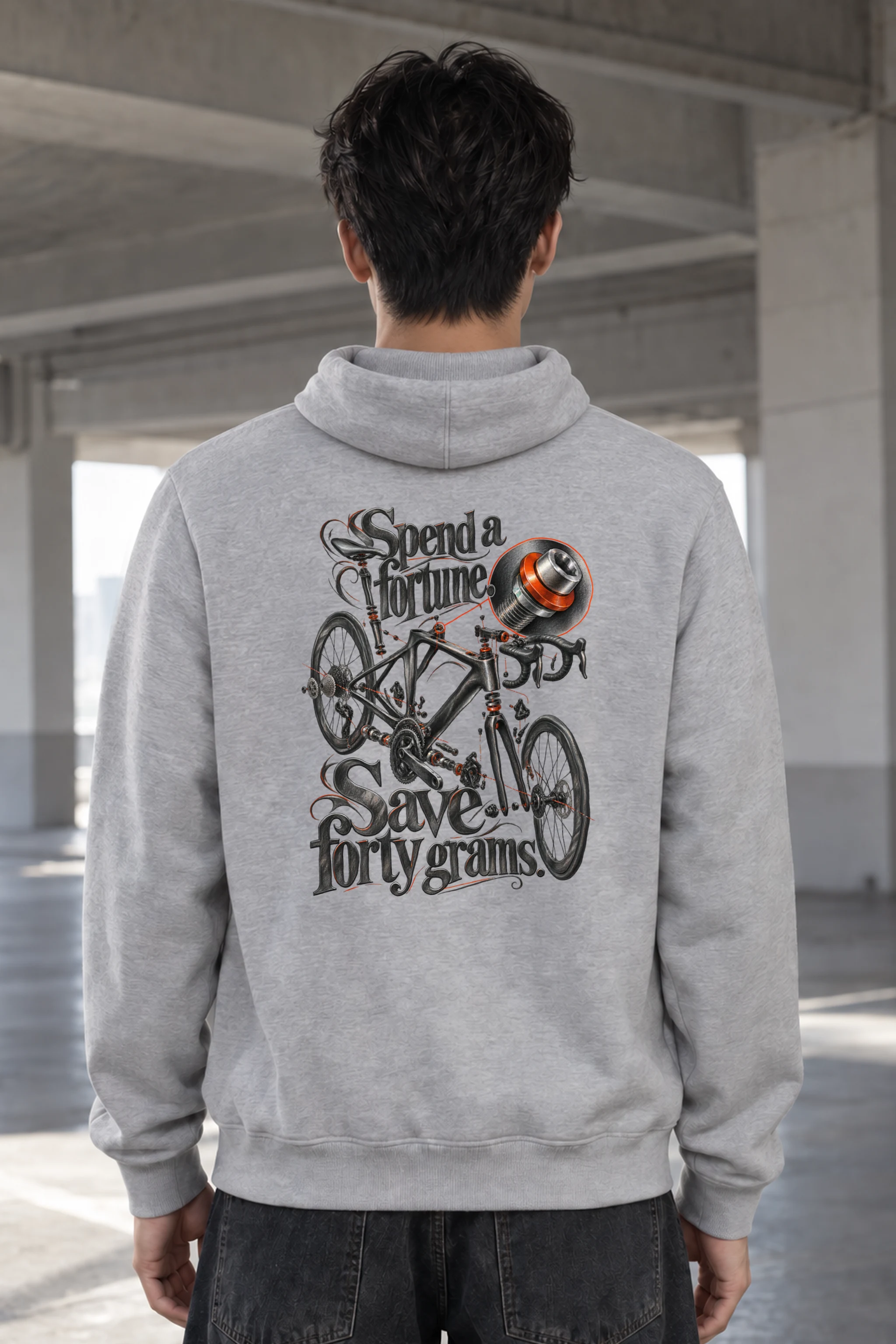 "Spend a Fortune Save Forty Grams" Unisex Pullover Hoodie