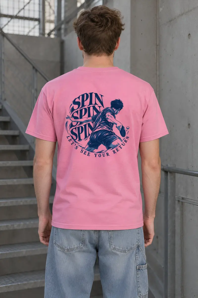 "Spin Spin Spin Return" Heavyweight Unisex Crewneck T-shirt