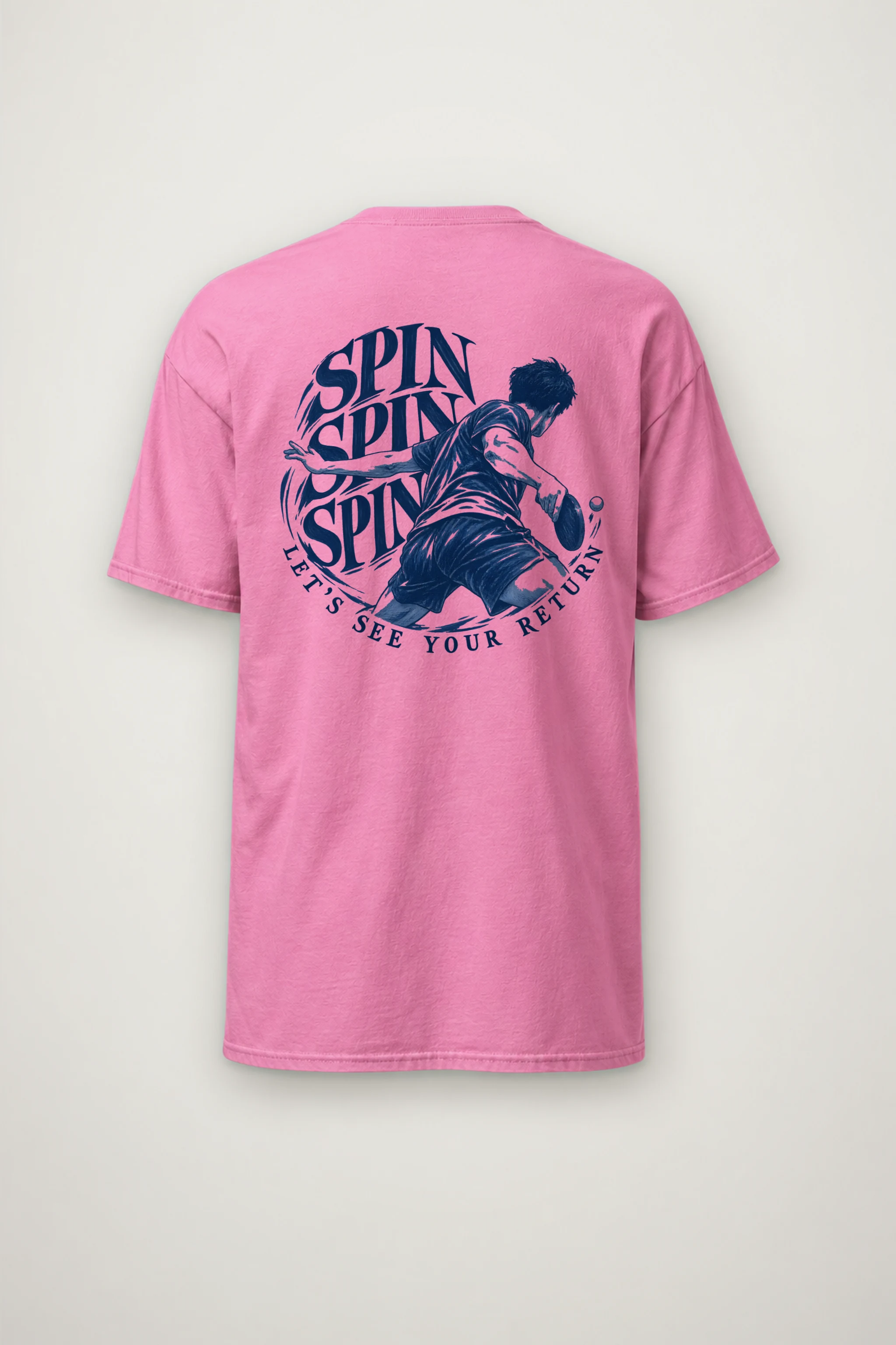 "Spin Spin Spin Return" Heavyweight Unisex Crewneck T-shirt