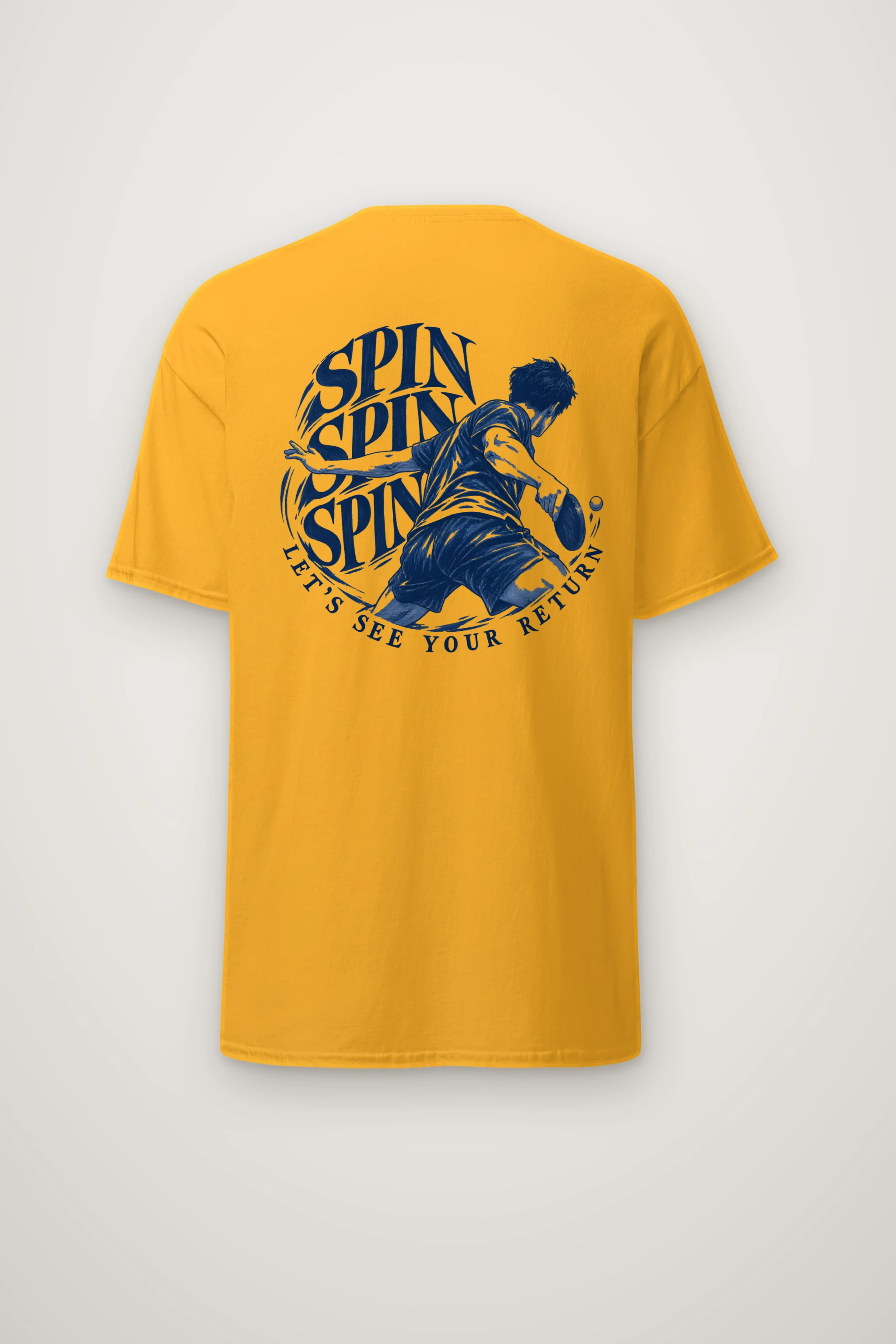 "Spin Spin Spin Return" Heavyweight Unisex Crewneck T-shirt