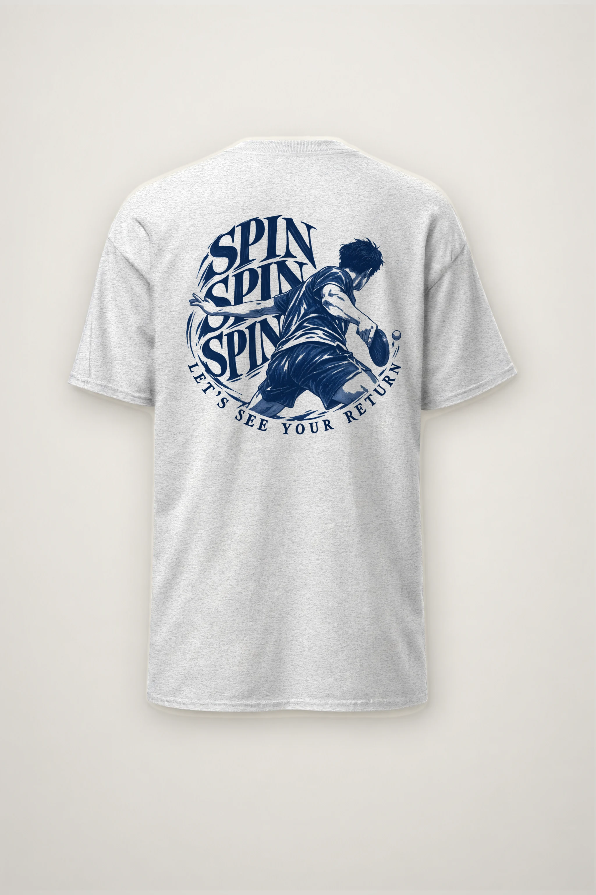 "Spin Spin Spin Return" Heavyweight Unisex Crewneck T-shirt