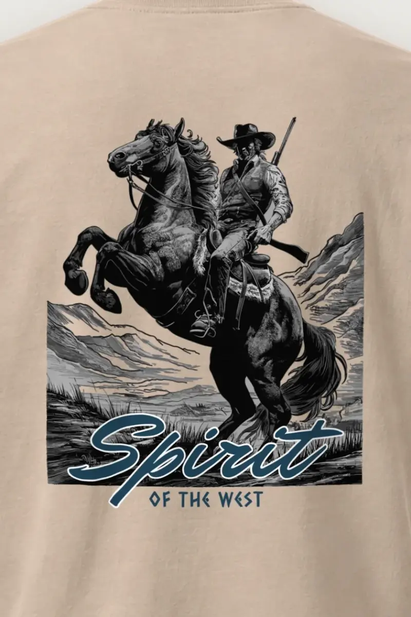 "Spirit of the West" Heavyweight Unisex Crewneck T-shirt