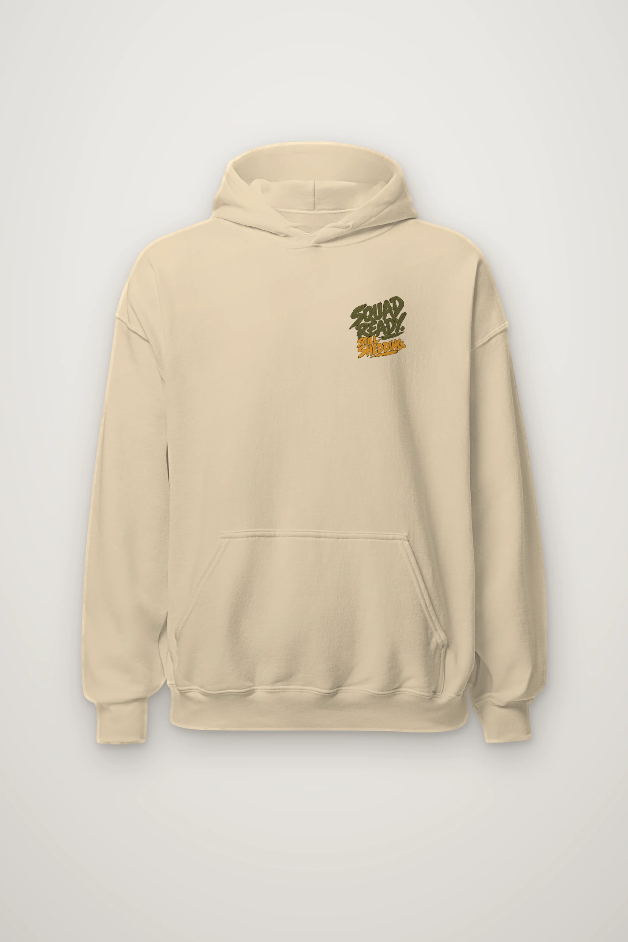 "Squad Ready, Still Shedding" Heavy Blend Unisex Pullover Hoodie