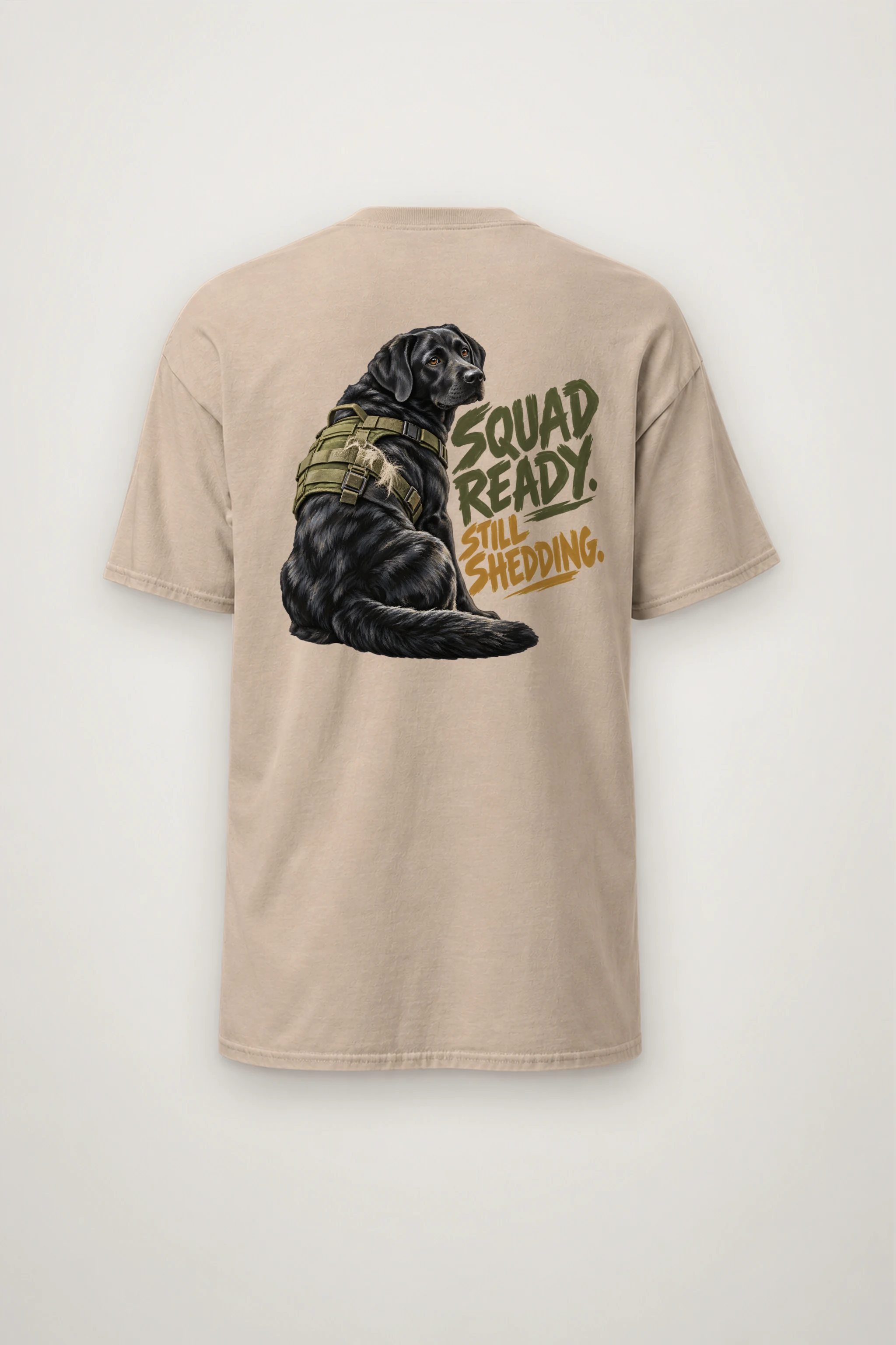 "Squad Ready, Still Shedding" Heavyweight Unisex Crewneck T-shirt
