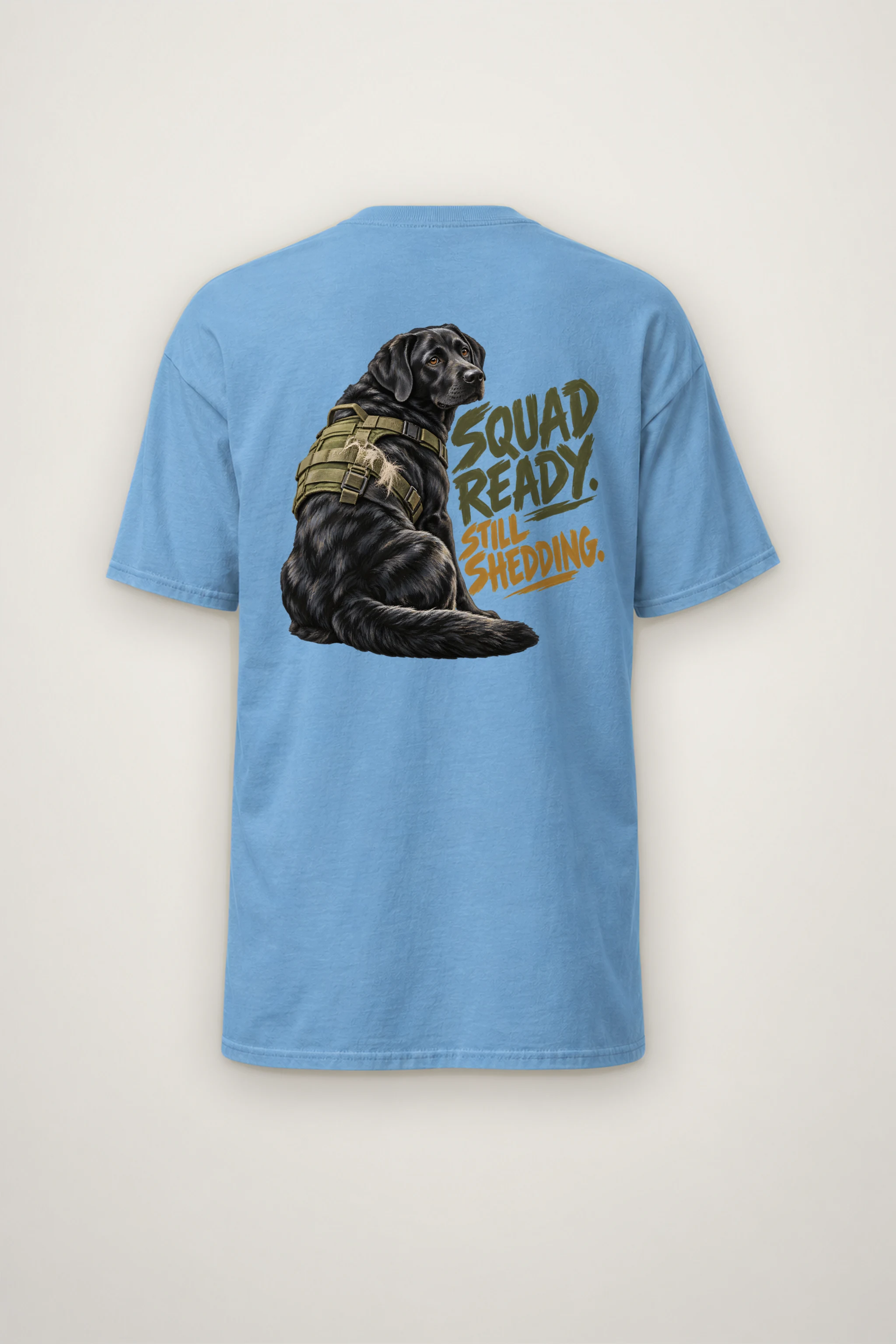 "Squad Ready, Still Shedding" Heavyweight Unisex Crewneck T-shirt