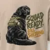 "Squad Ready, Still Shedding" Heavyweight Unisex Crewneck T-shirt