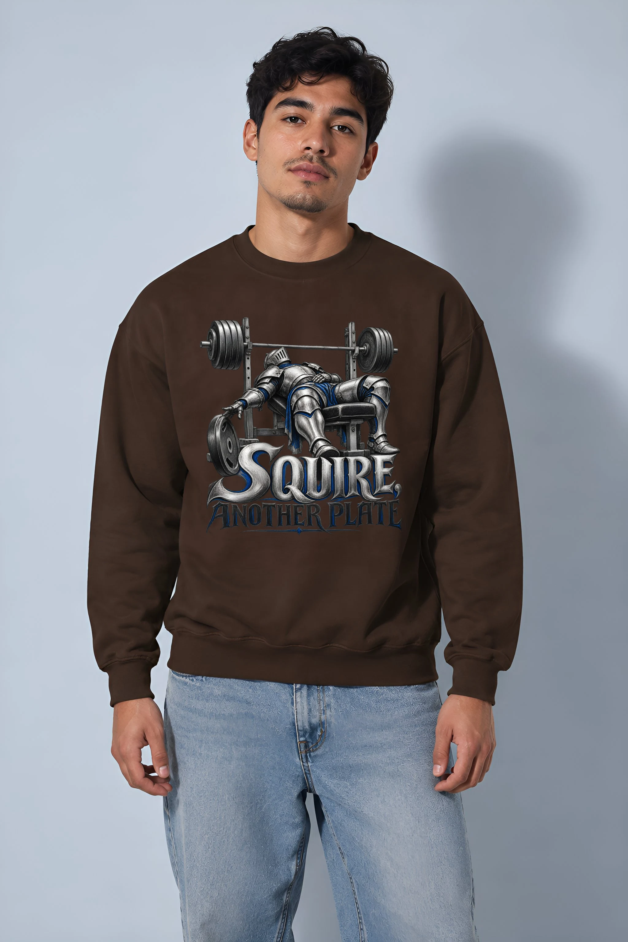 "Squire, Another Plate" Heavy Blend Unisex Crewneck Sweatshirt