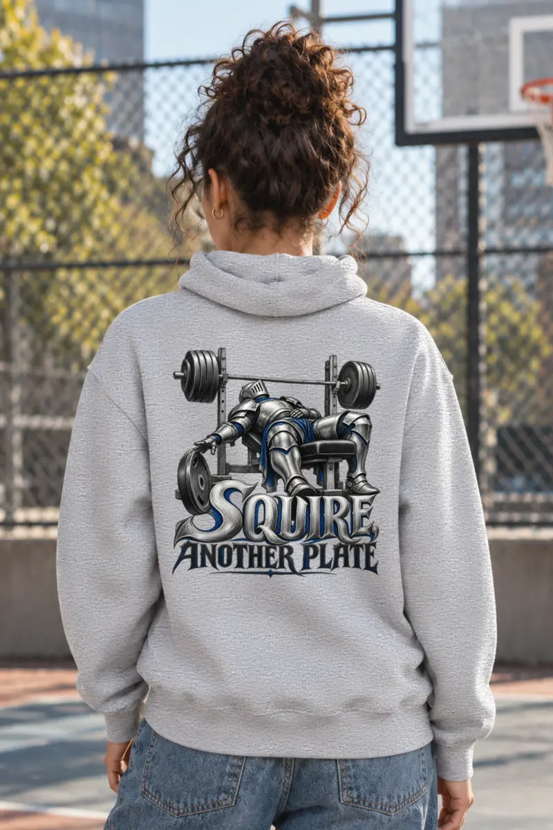 “Squire, Another Plate” Heavy Blend Unisex Pullover Hoodie