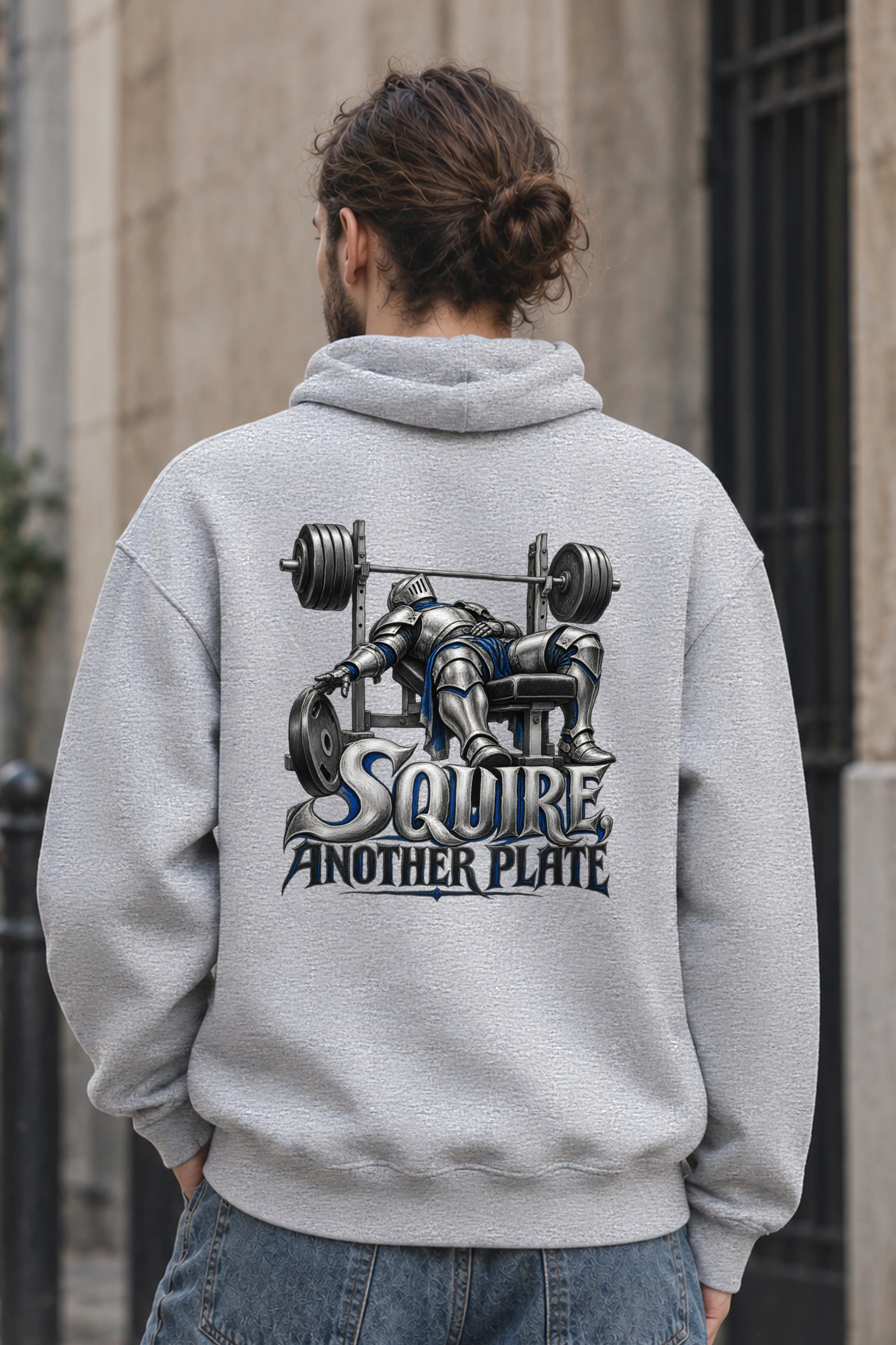 "Squire, Another Plate" Heavy Blend Unisex Pullover Hoodie
