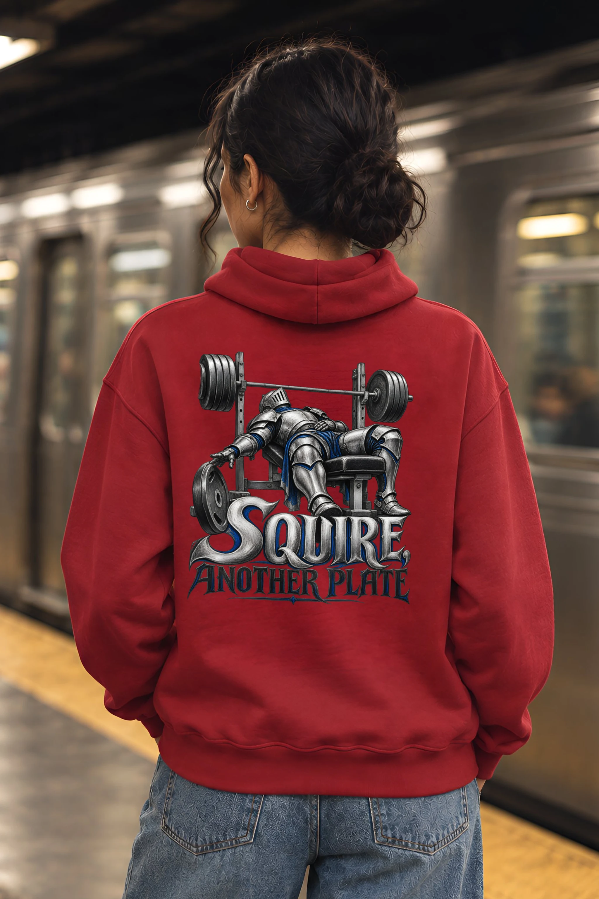 "Squire, Another Plate" Heavy Blend Unisex Pullover Hoodie