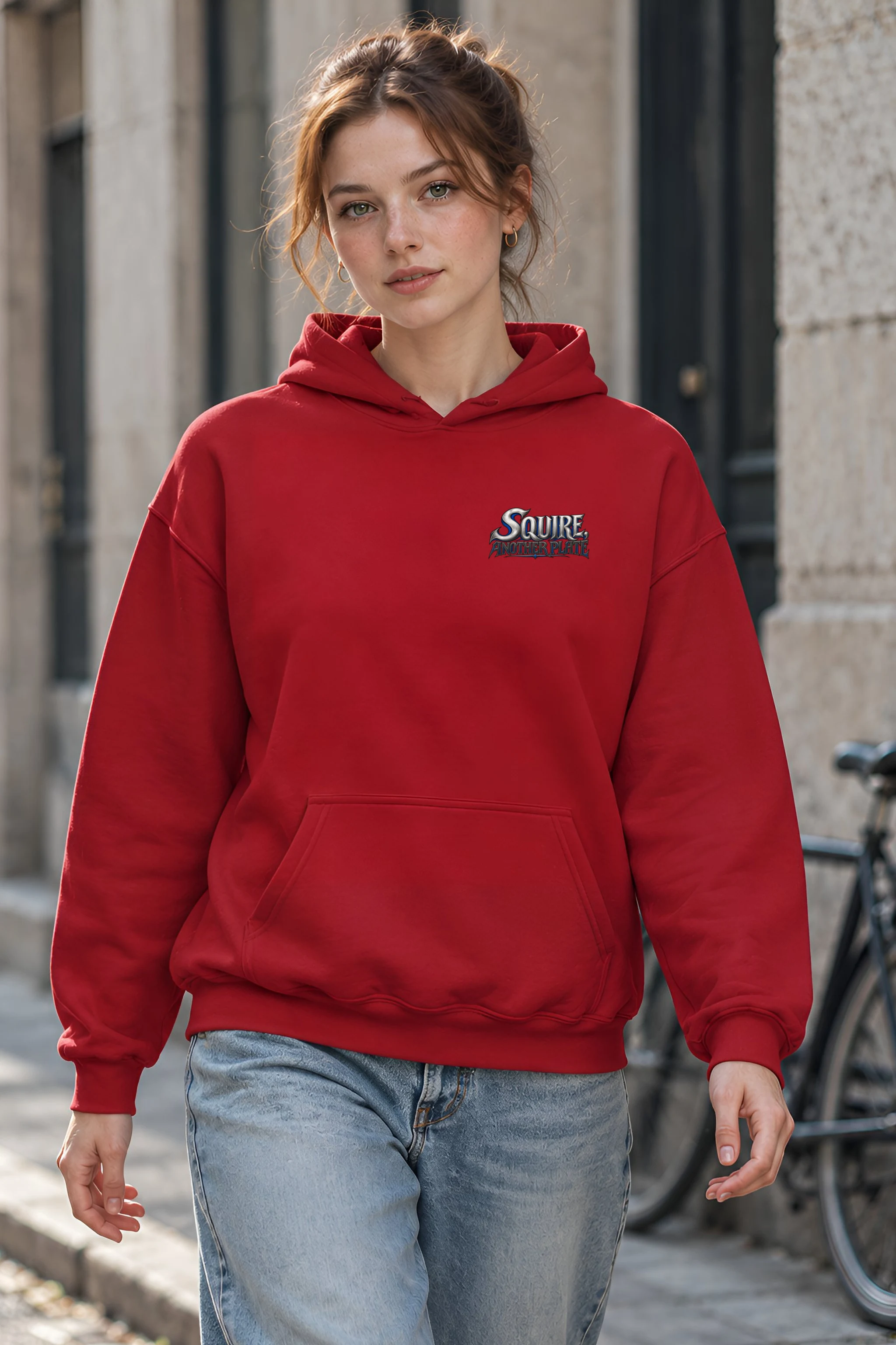 "Squire, Another Plate" Heavy Blend Unisex Pullover Hoodie