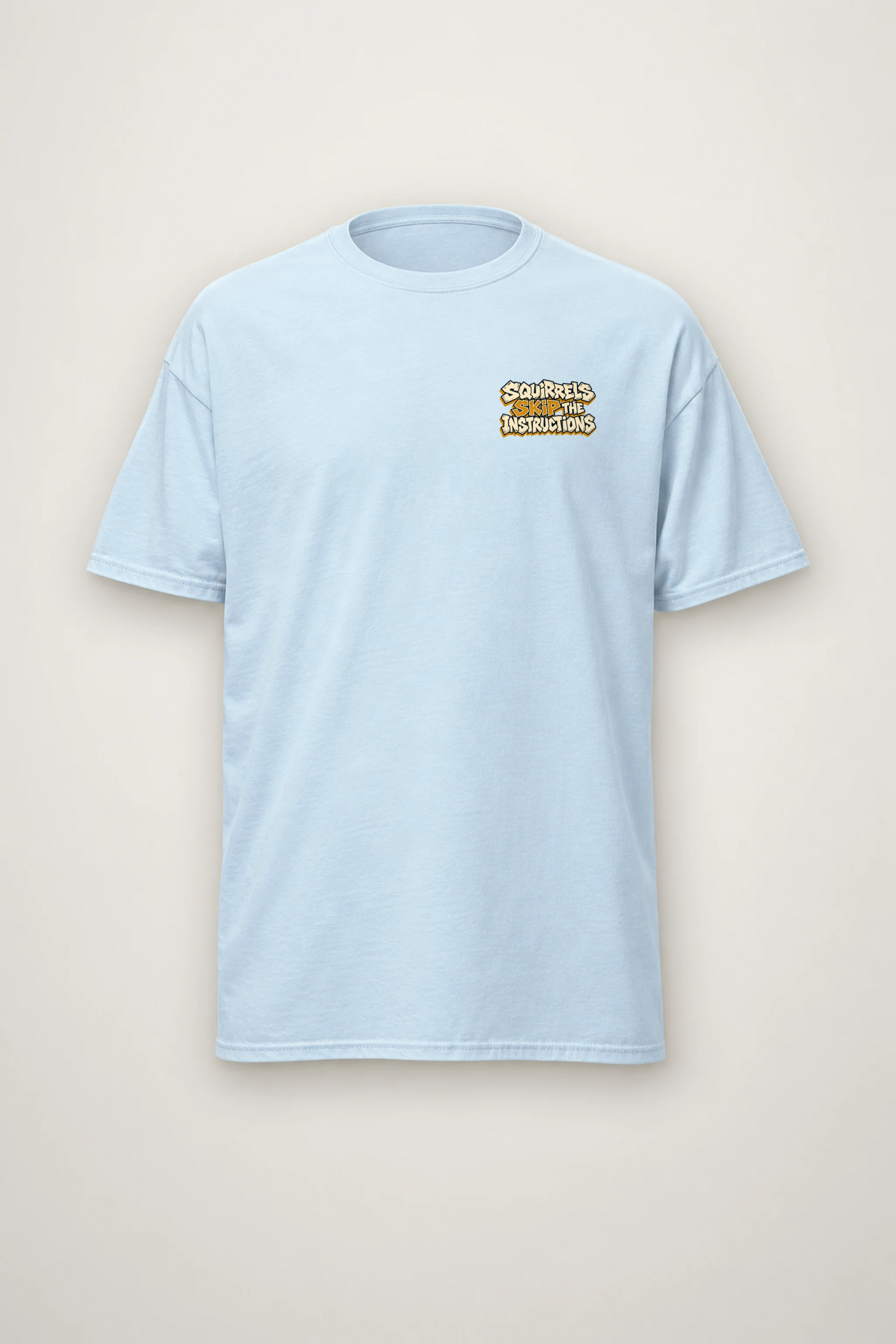 "Squirrels Skip the Instructions" Heavyweight Unisex Crewneck T-shirt