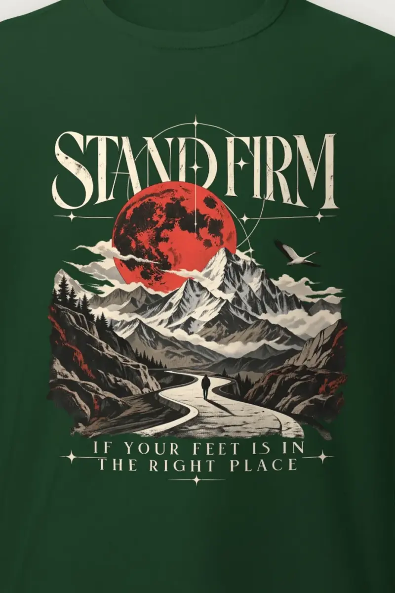 "Stand Firm" Heavyweight Unisex Crewneck T-shirt