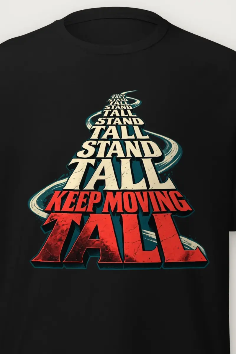 "Stand Tall" Heavyweight Unisex Crewneck T-shirt