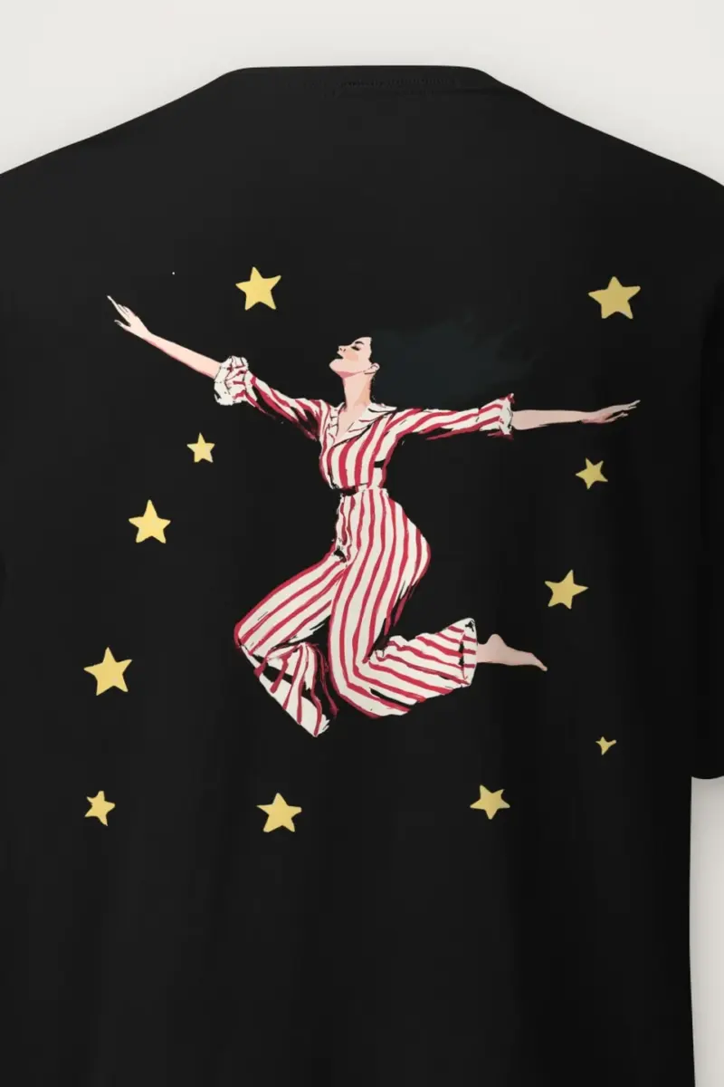 "Starbound Leap" Heavyweight Unisex Crewneck T-shirt