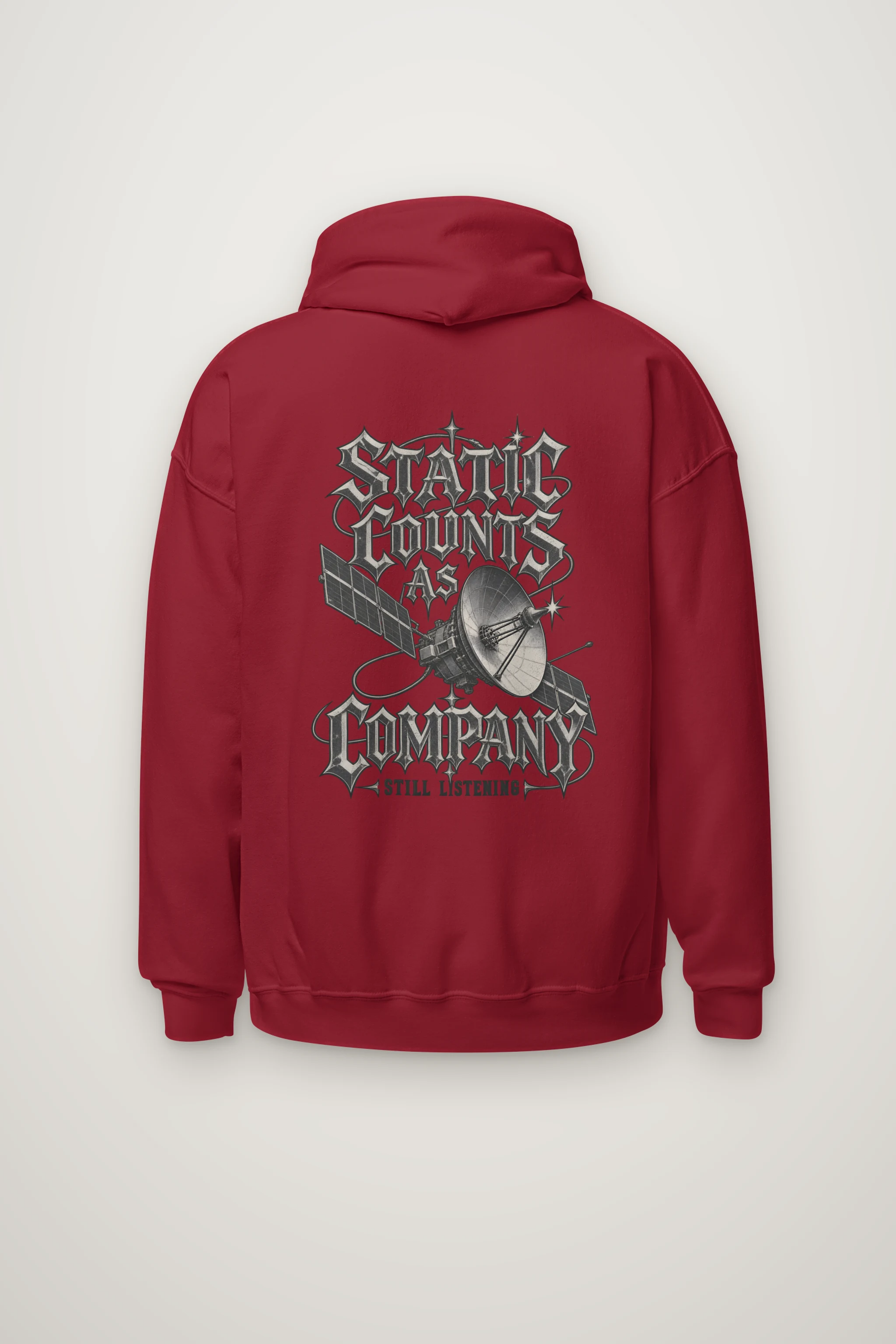 "Static Counts as Company" Heavy Blend Unisex Pullover Hoodie