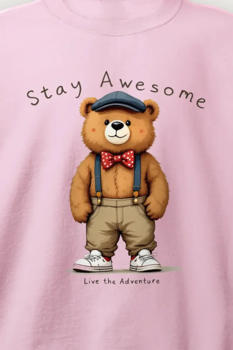 "Stay Awesome Adventure" Heavy Blend Unisex Crewneck Sweatshirt
