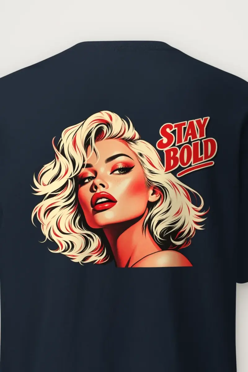 "Stay Bold" Heavyweight Unisex Crewneck T-shirt