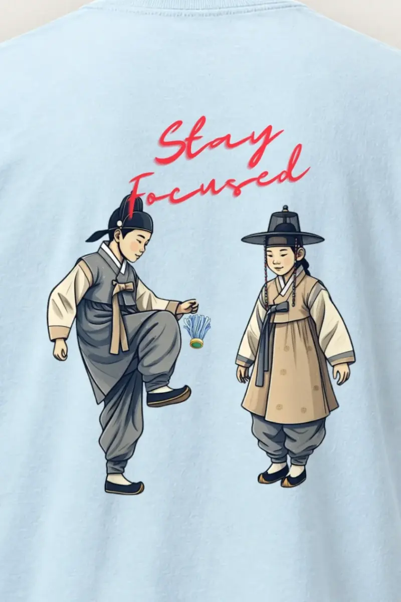 "Stay Focused" Heavyweight Unisex Crewneck T-shirt