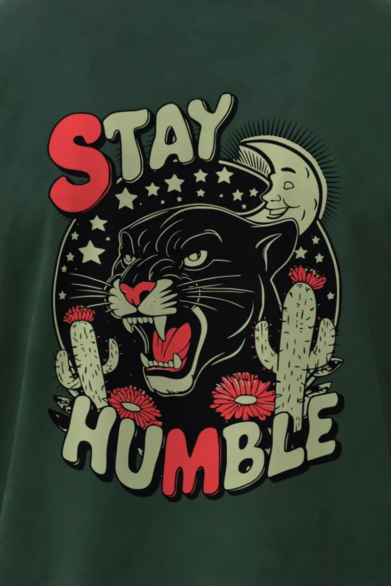 "Stay Humble" Heavyweight Unisex Crewneck T-shirt