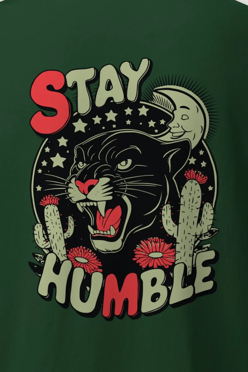 "Stay Humble" Heavyweight Unisex Crewneck T-shirt