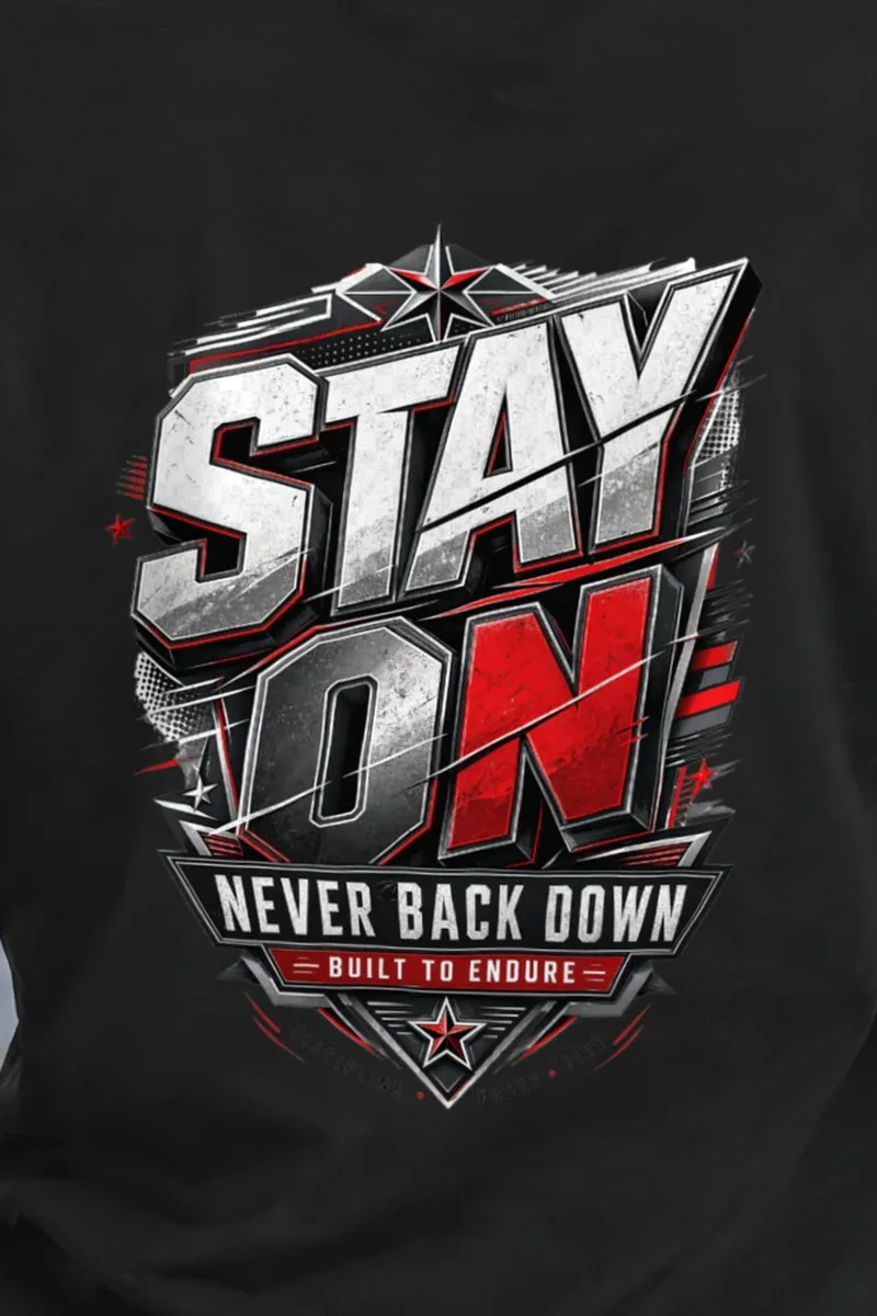 "Stay On" Heavyweight Unisex Crewneck T-shirt
