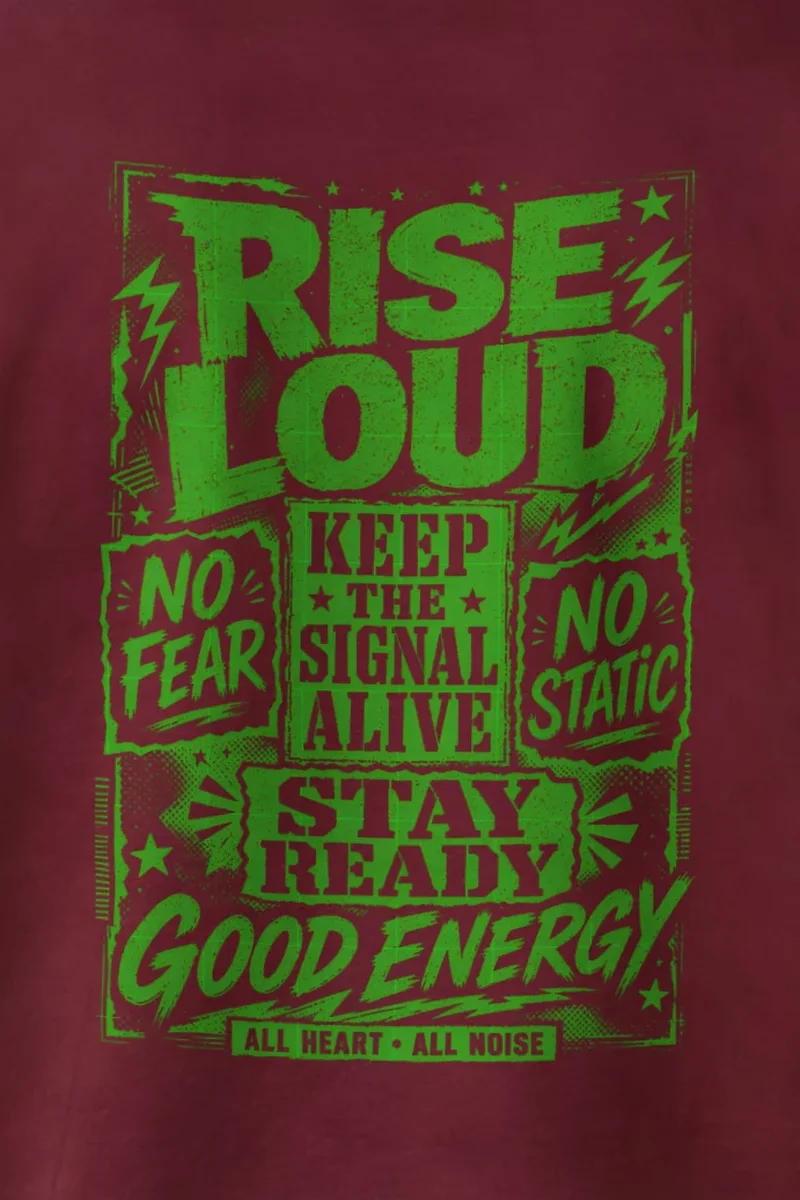 "Stay Ready" 1 Crewneck Sweatshirt - the graphic up close