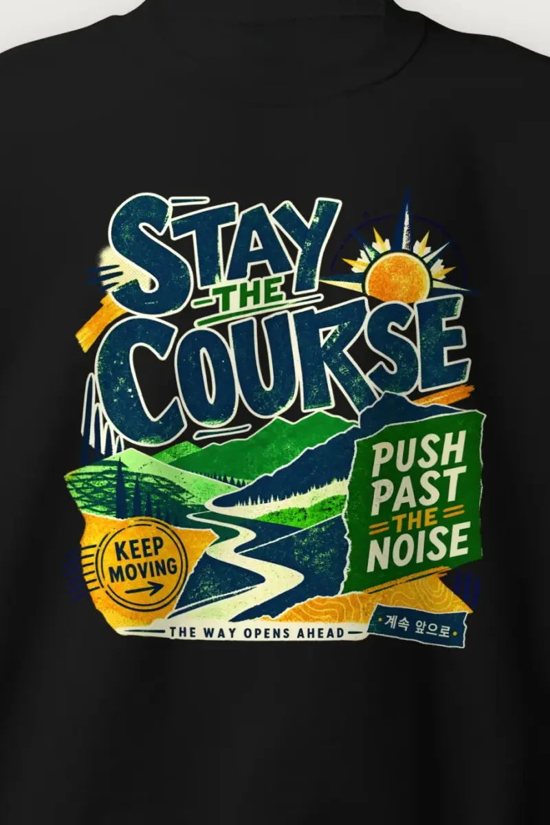 "Stay The Course" Heavy Blend Unisex Crewneck Sweatshirt