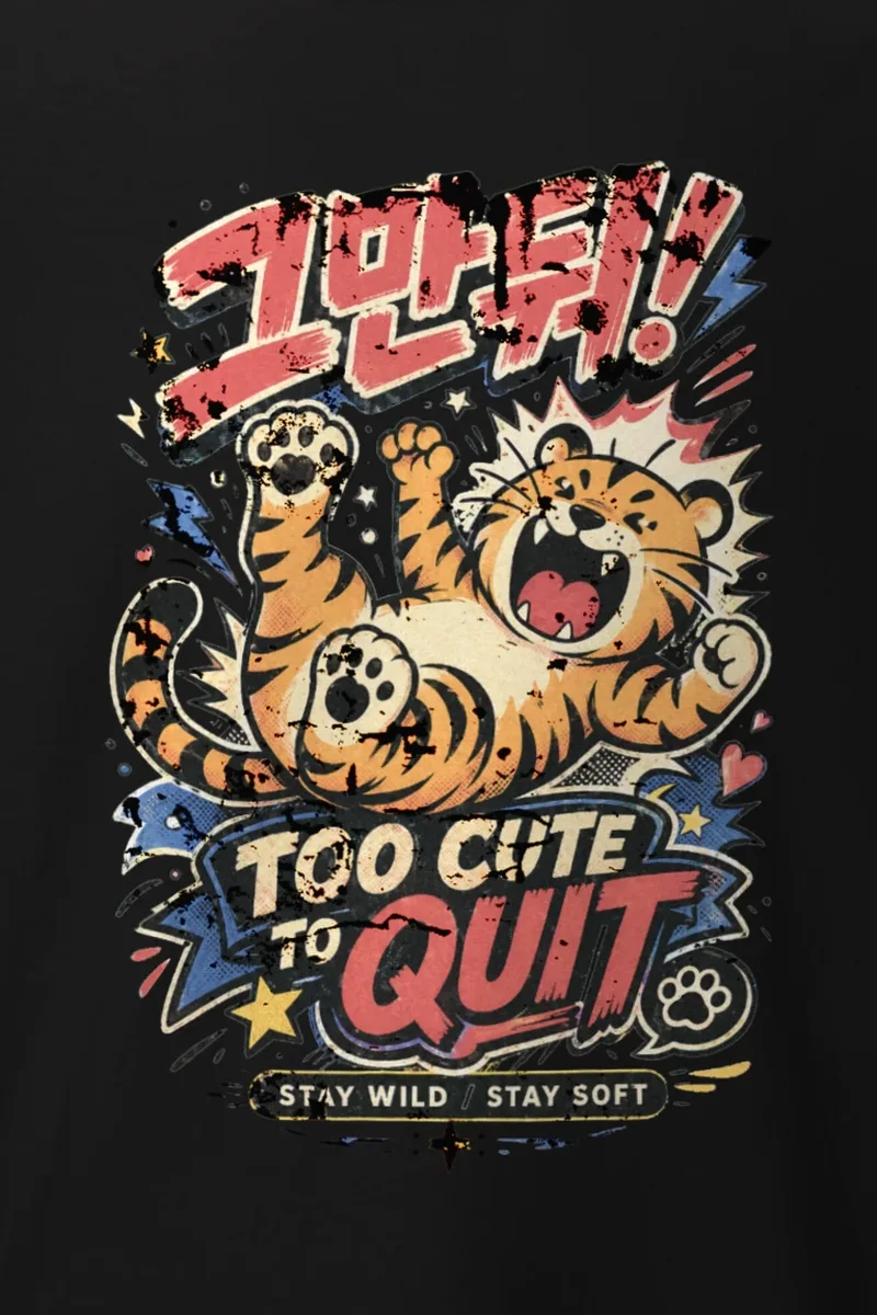 "Stay Wild Stay Soft" Heavyweight Unisex Crewneck T-shirt