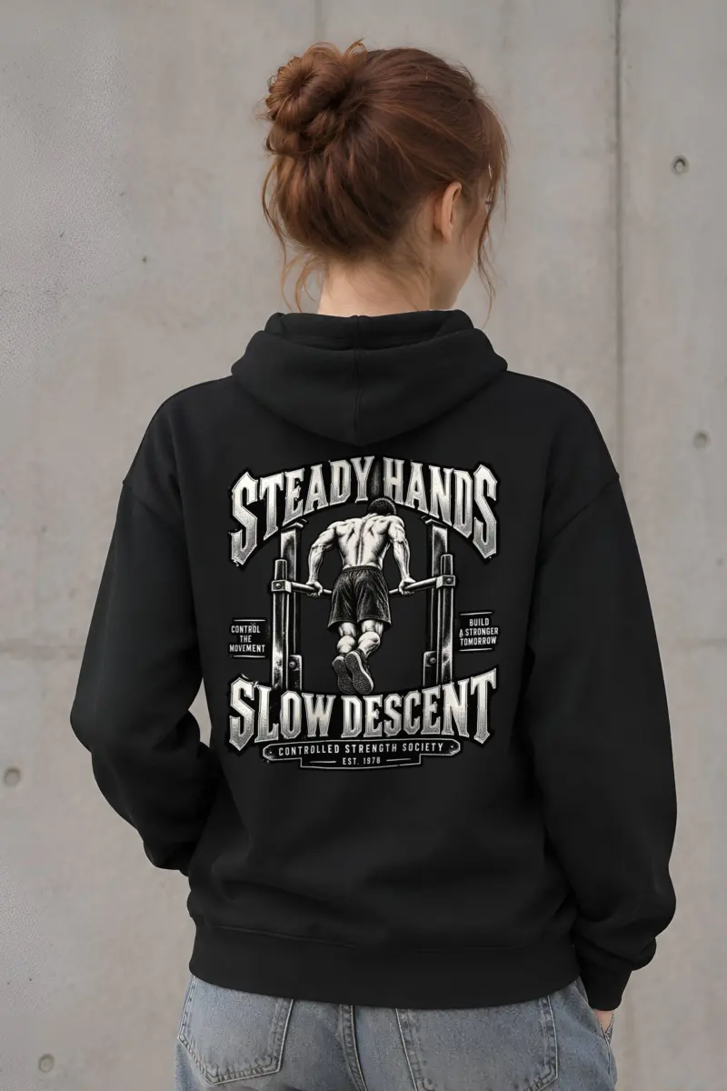 "Steady Hands Slow Descent" Heavy Blend Unisex Pullover Hoodie