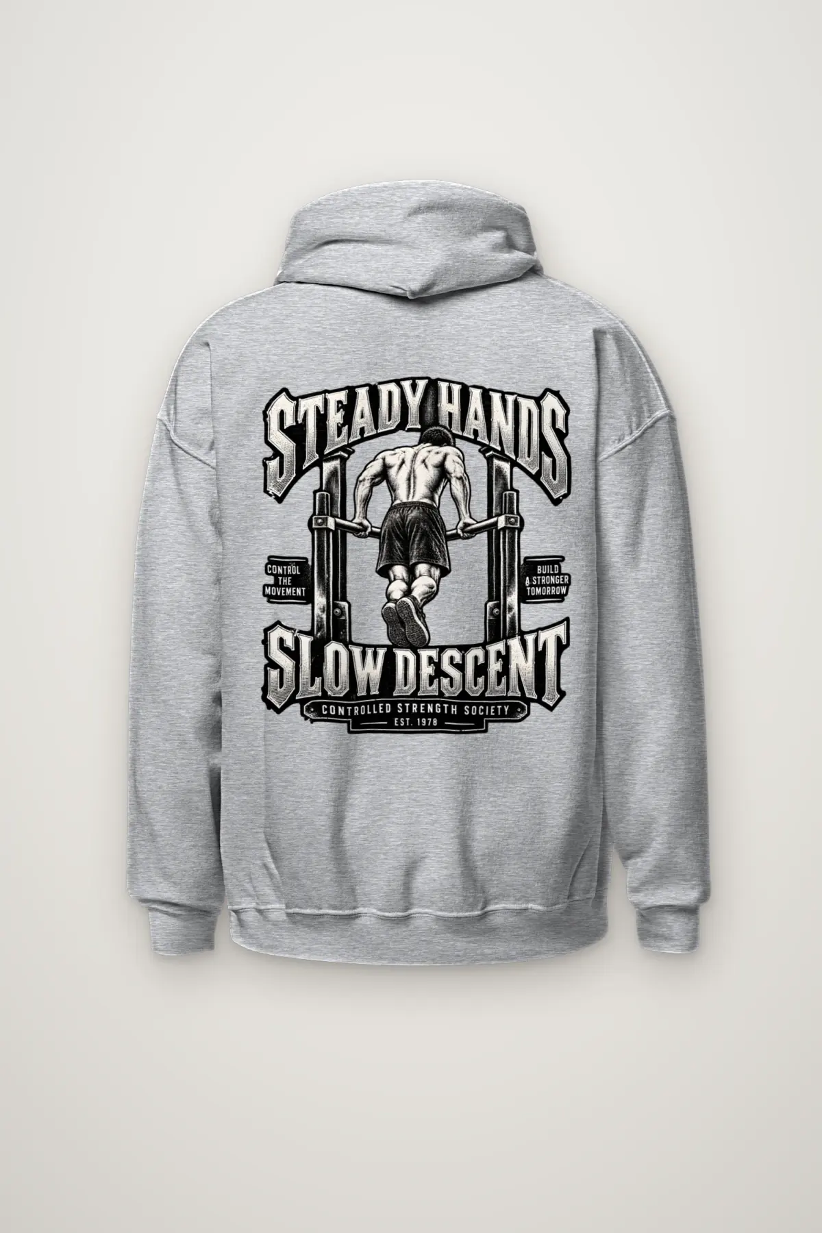 "Steady Hands Slow Descent" Heavy Blend Unisex Pullover Hoodie