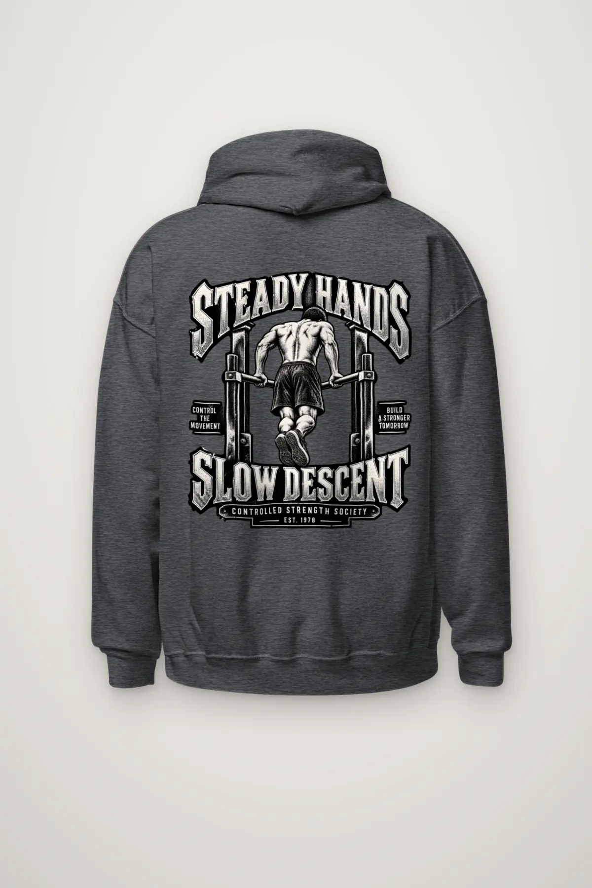 "Steady Hands Slow Descent" Heavy Blend Unisex Pullover Hoodie