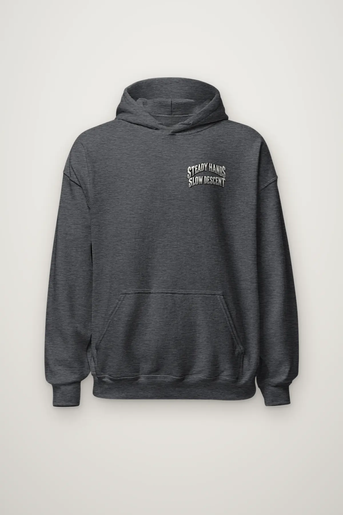 "Steady Hands Slow Descent" Heavy Blend Unisex Pullover Hoodie