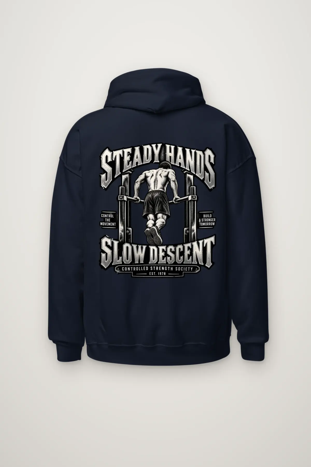 "Steady Hands Slow Descent" Heavy Blend Unisex Pullover Hoodie