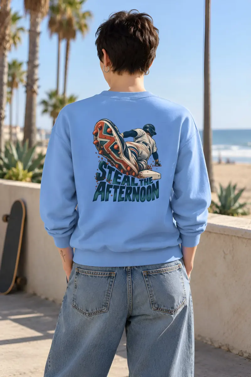 "Steal the Afternoon" Heavy Blend Unisex Crewneck Sweatshirt