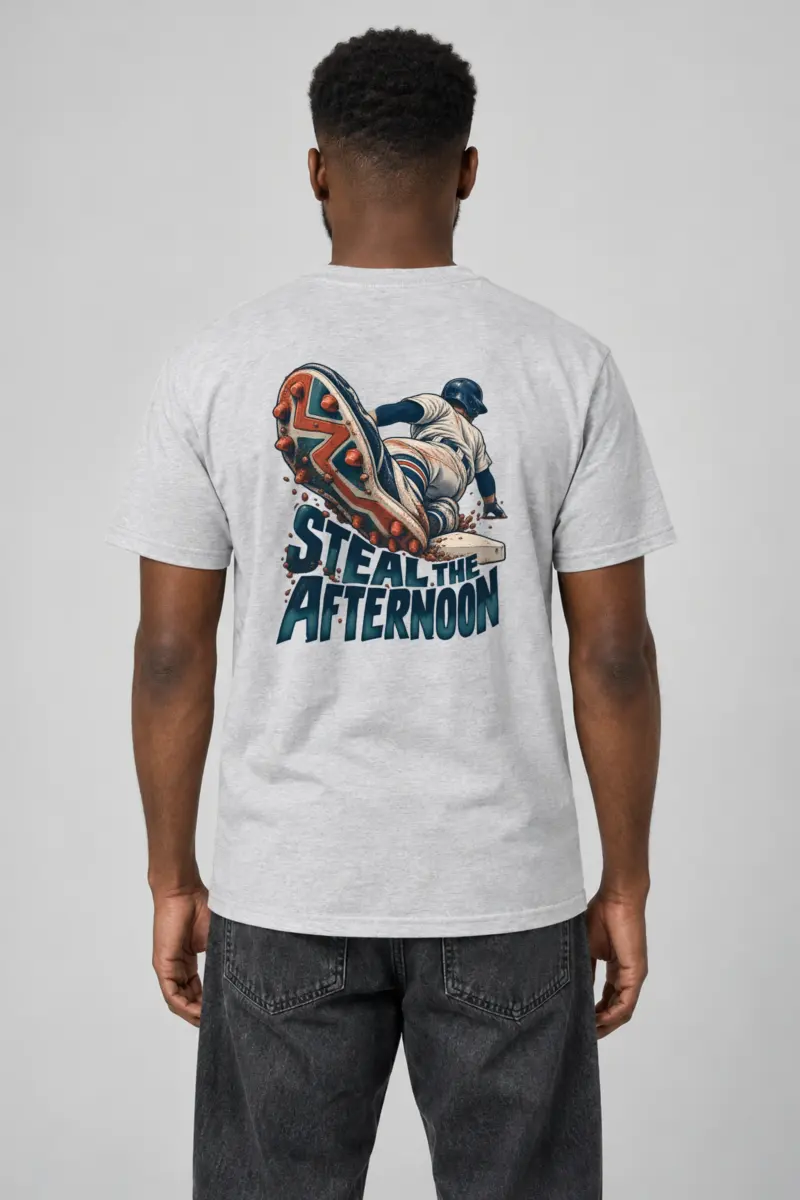 "Steal the Afternoon" Heavyweight Unisex Crewneck T-shirt