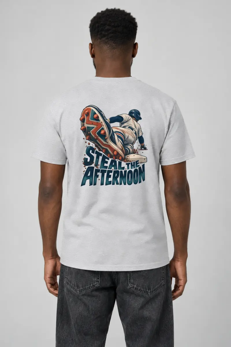"Steal the Afternoon" Heavyweight Unisex Crewneck T-shirt