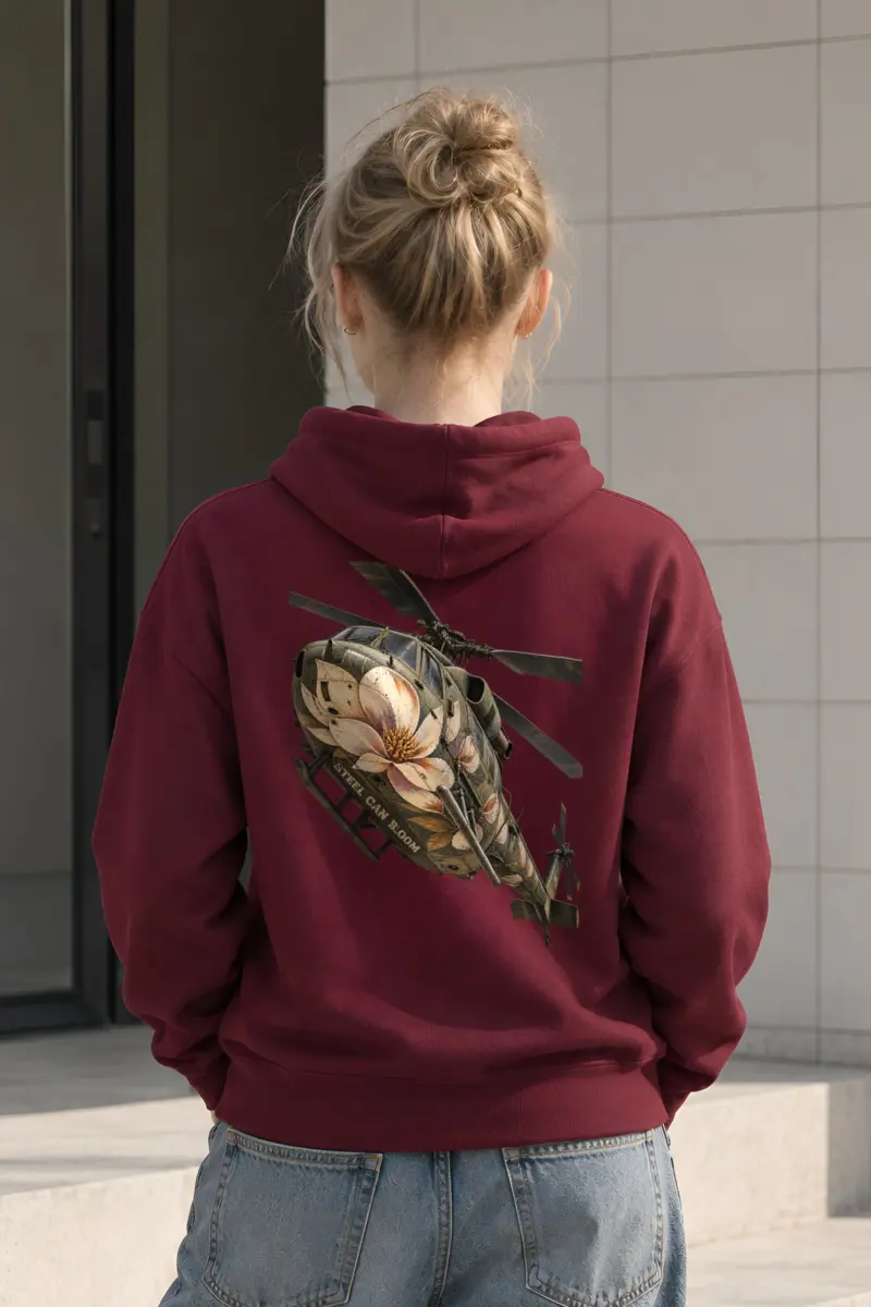 “Steel Can Bloom” Heavy Blend Unisex Pullover Hoodie