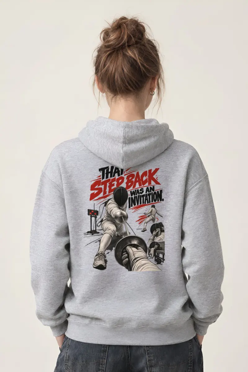 “Step Back Was An Invitation” Heavy Blend Unisex Pullover Hoodie