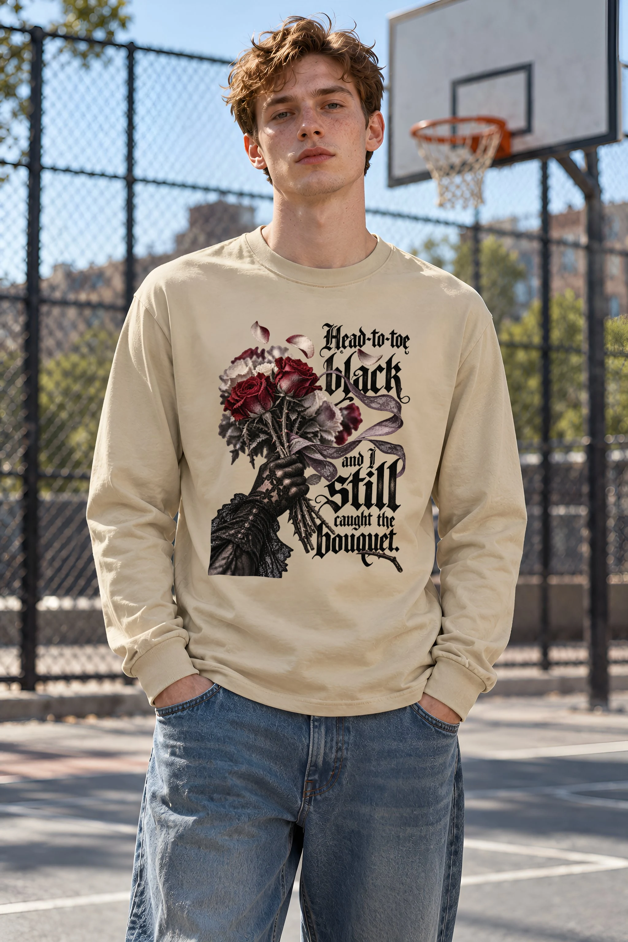 "Still Caught the Bouquet" Unisex Longsleeve T-shirt