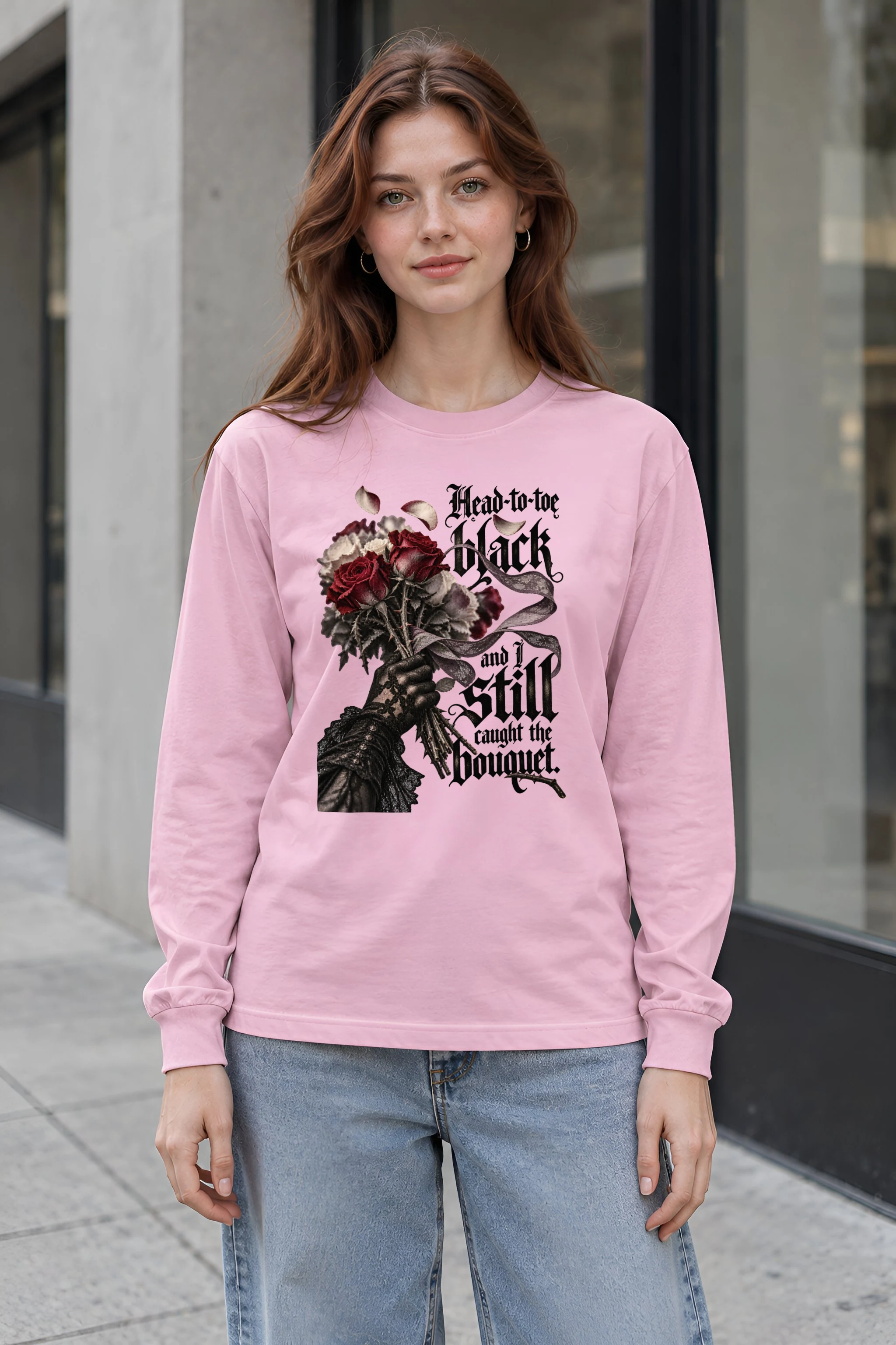 "Still Caught the Bouquet" Unisex Longsleeve T-shirt