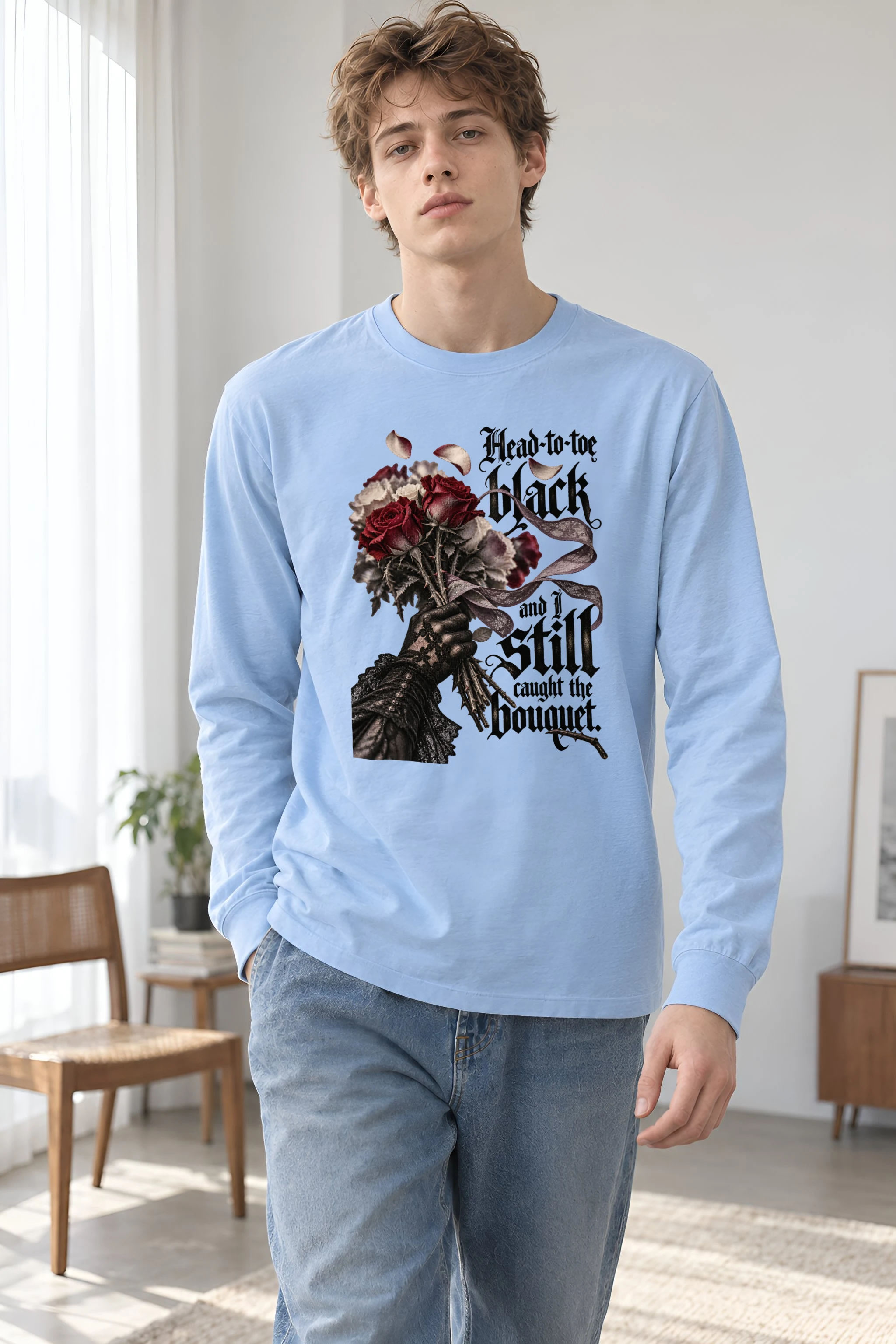 "Still Caught the Bouquet" Unisex Longsleeve T-shirt