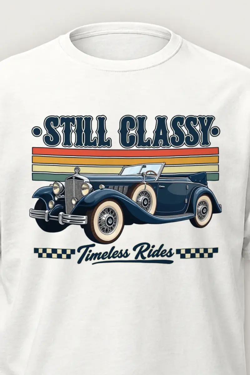"Still Classy" Heavyweight Unisex Crewneck T-shirt