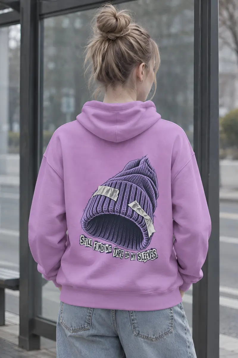 "Still Finding Tape On My Sleeves" Heavy Blend Unisex Pullover Hoodie