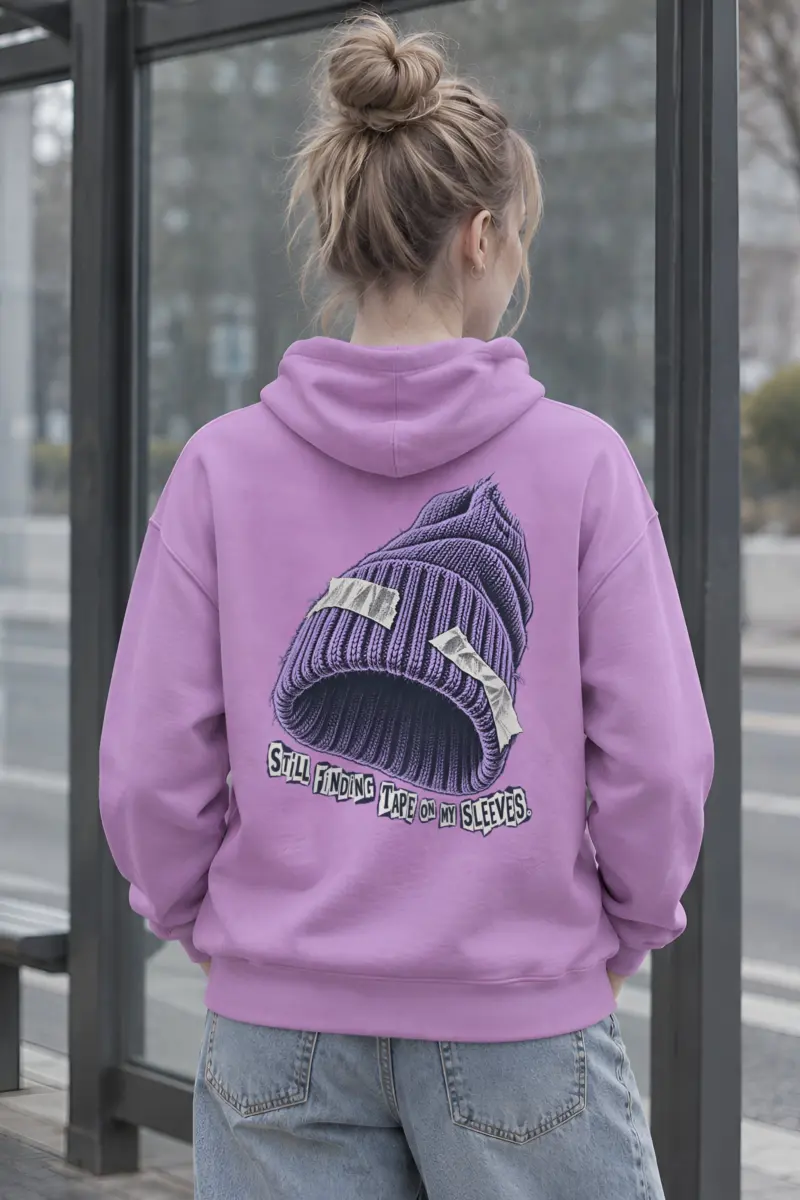 "Still Finding Tape On My Sleeves" Heavy Blend Unisex Pullover Hoodie